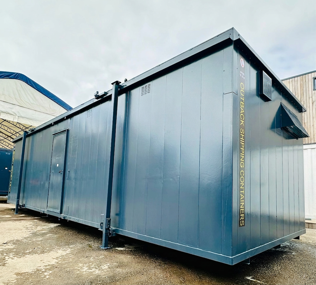 32 x 10 ft Anti-Vandal Cabin — 2+1 Toilet + Twin Shower Room — Changing Room — 50/50 Split — No 1077 — product gallery image 2 of 18