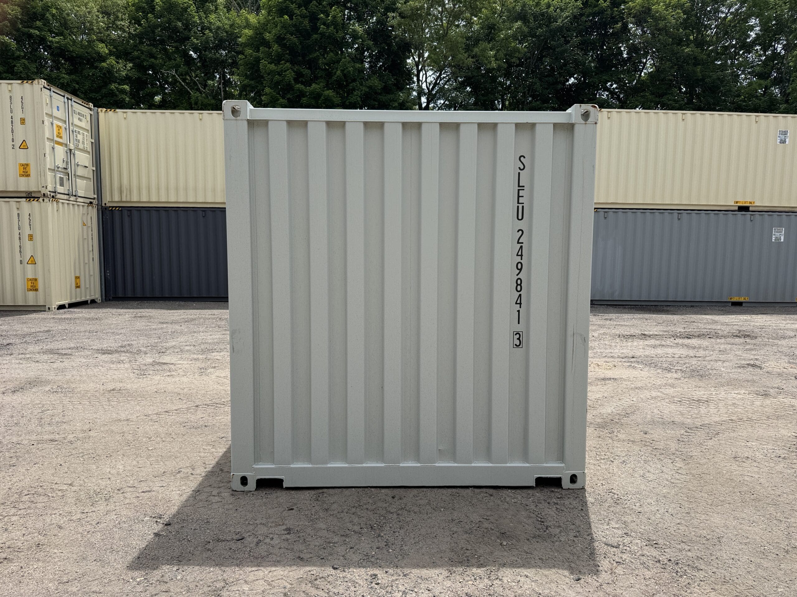 20ft New Shipping Container – Wind & Watertight – Gray — 20ft — new (image 11 of 12)
