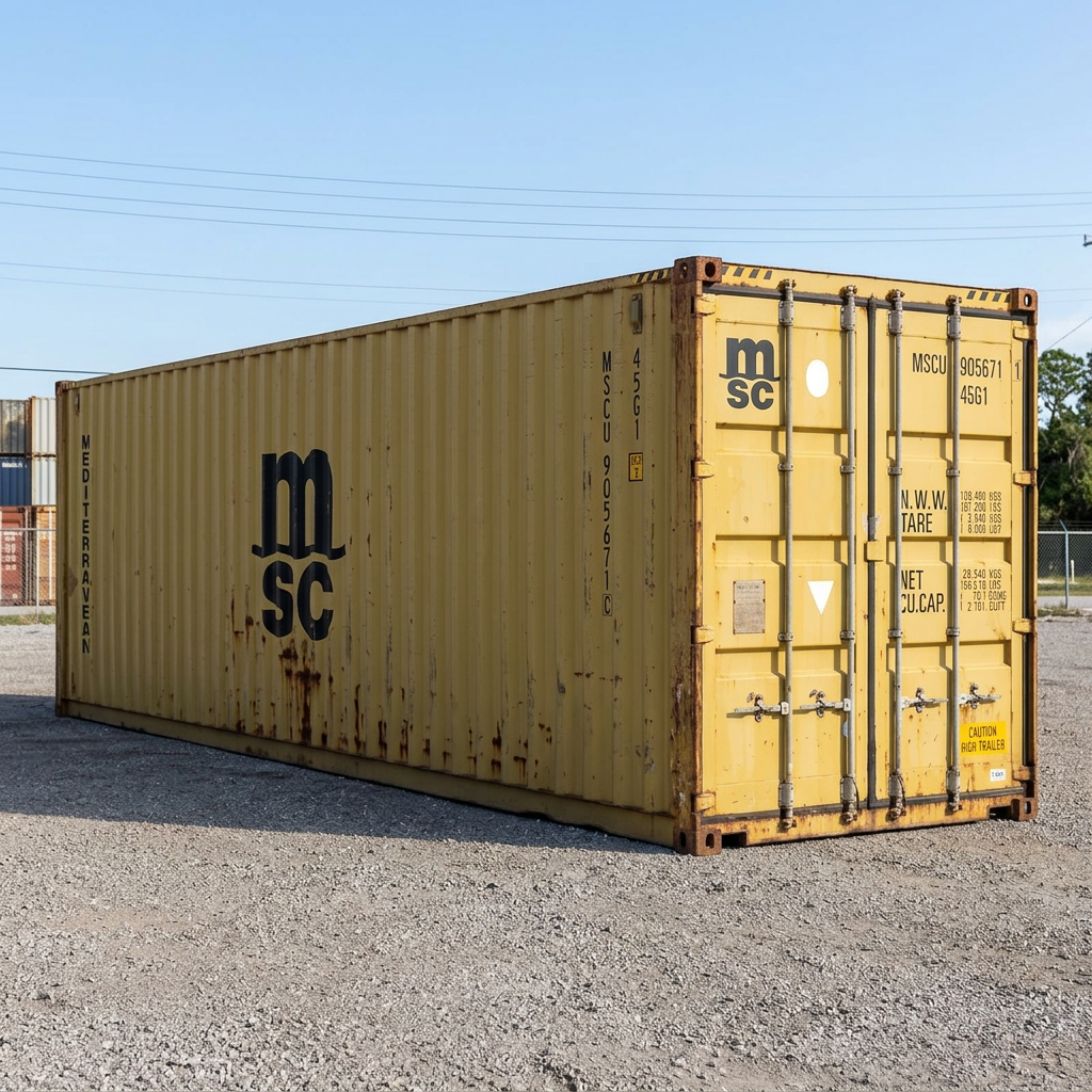 40 Ft HC Used Shipping Containers High Cube Wind And Watertight — 40ft — refurbished — storage containers (image 6 of 6)