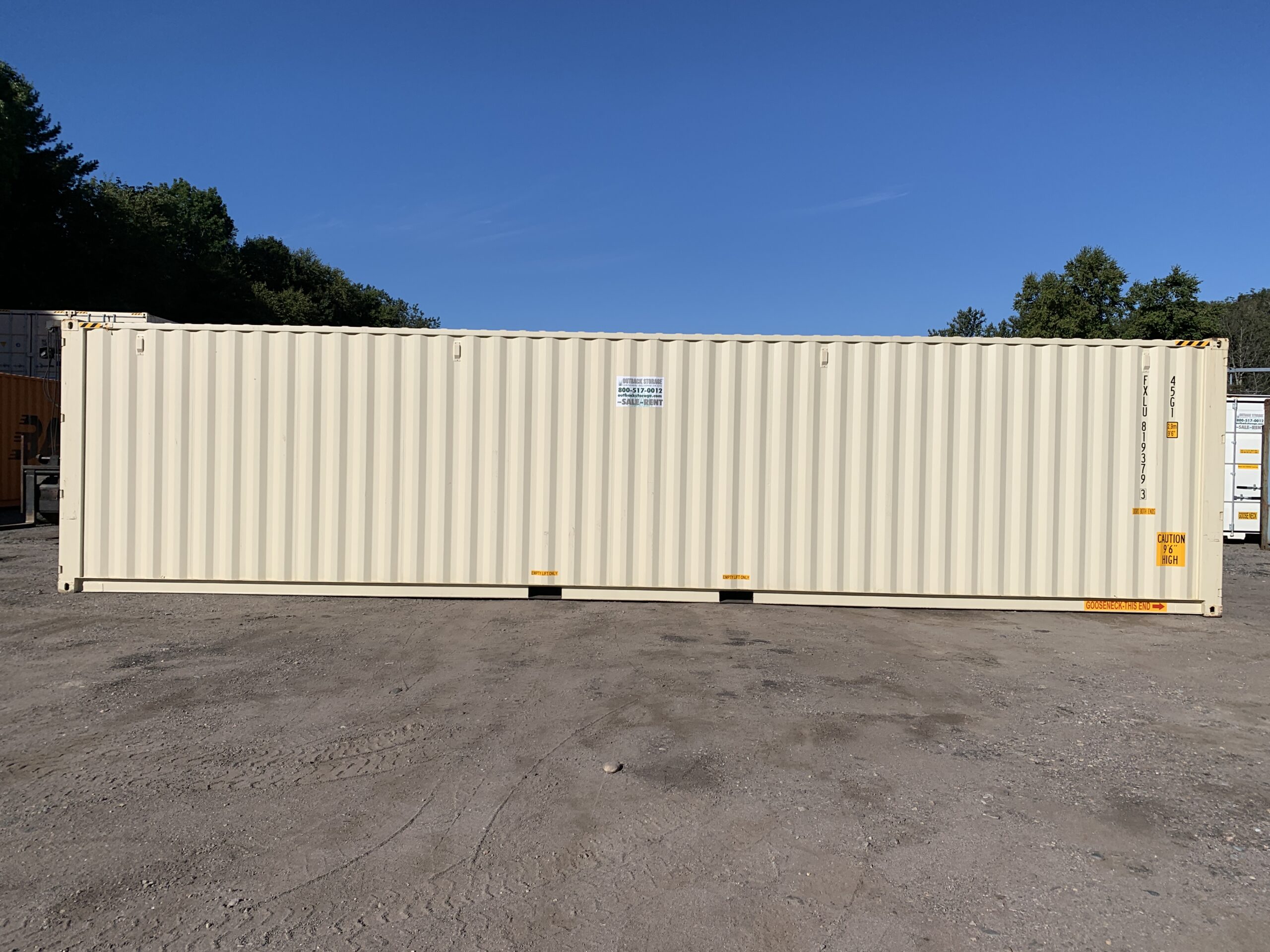 40ft New High Cube Shipping Container – Wind & Watertight – Beige — 40ft — new (image 12 of 12)