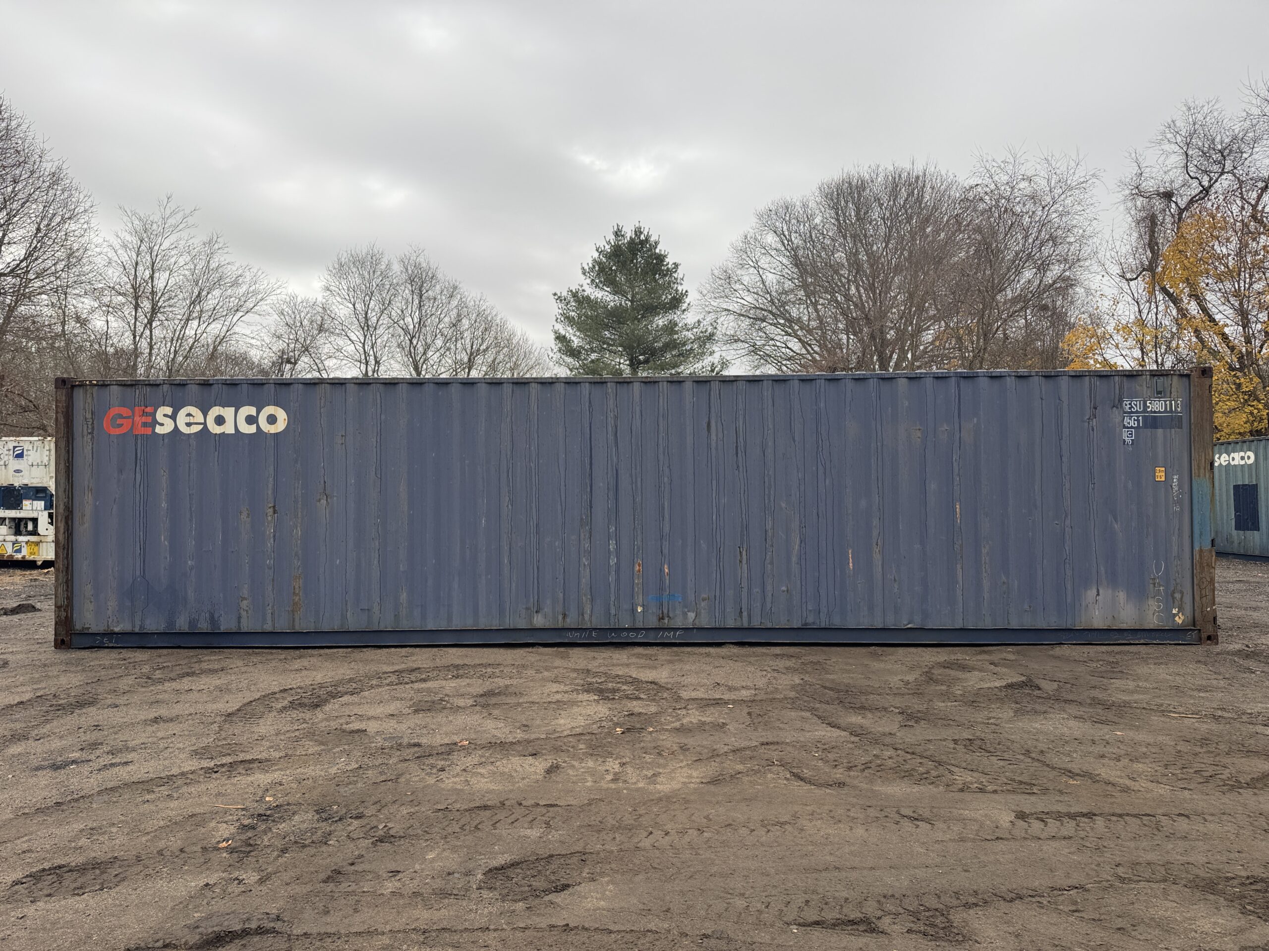 40ft Used High Cube Shipping Container – Wind & Watertight – Blue — 40ft — used (image 8 of 12)