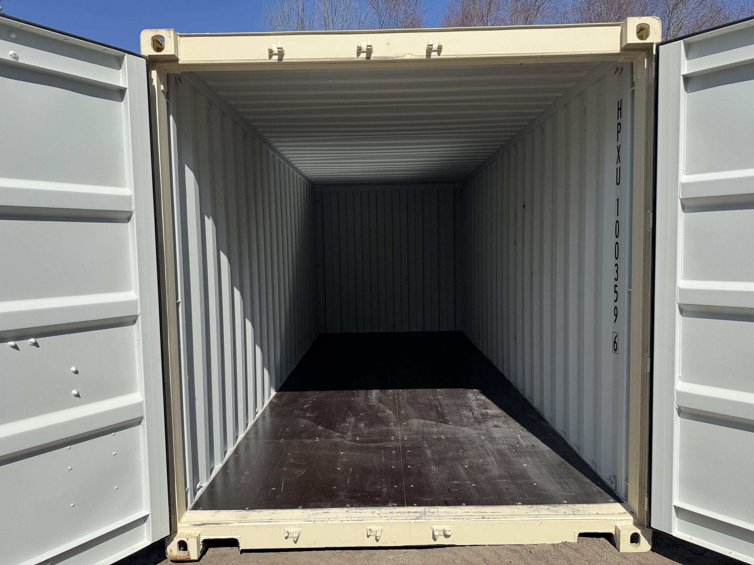20ft New Shipping Container – Wind & Watertight – Beige — 20ft — new (image 5 of 12)