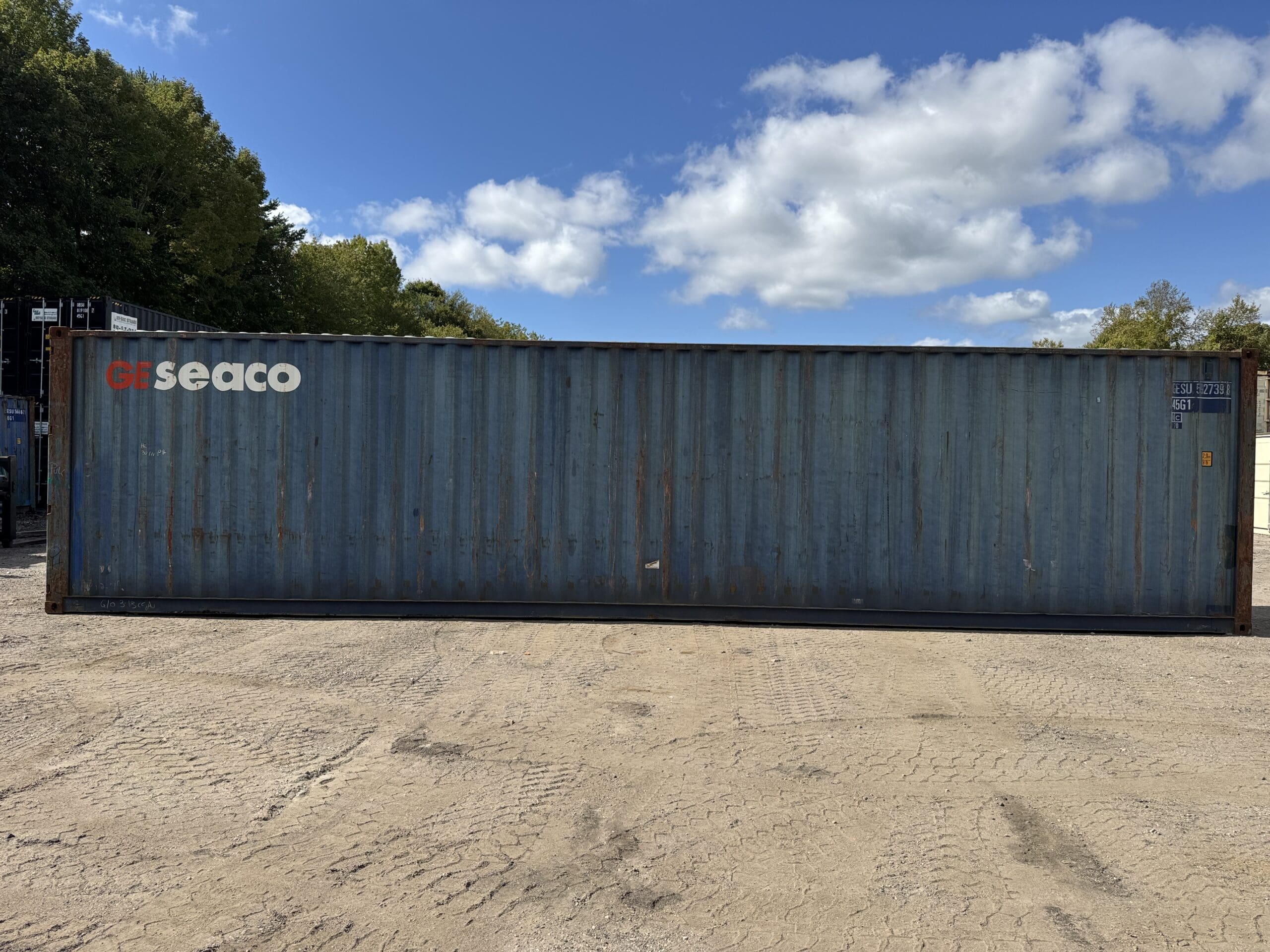 40ft Used High Cube Shipping Container – Wind & Watertight – Blue — 40ft — used (image 7 of 12)