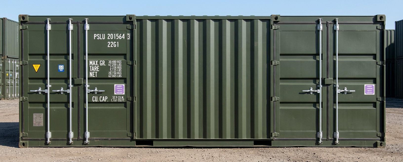 20Ft X 8Ft Tunnel Container (Double End Door) One Trip — 20ft — new — storage containers (image 6 of 6)