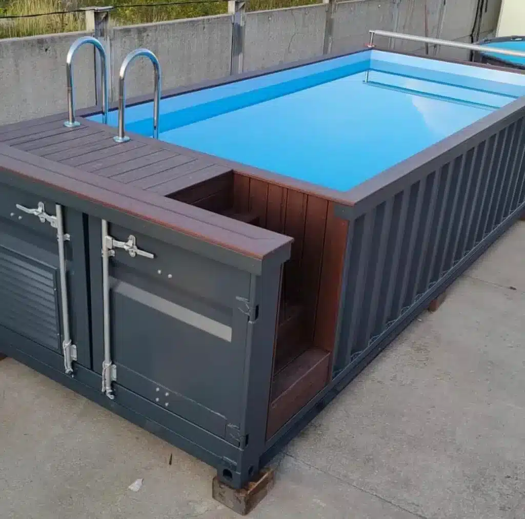 20ft Container Swimming Pool – Steel Container Pool with Filtration System — 20ft — new (image 8 of 8)