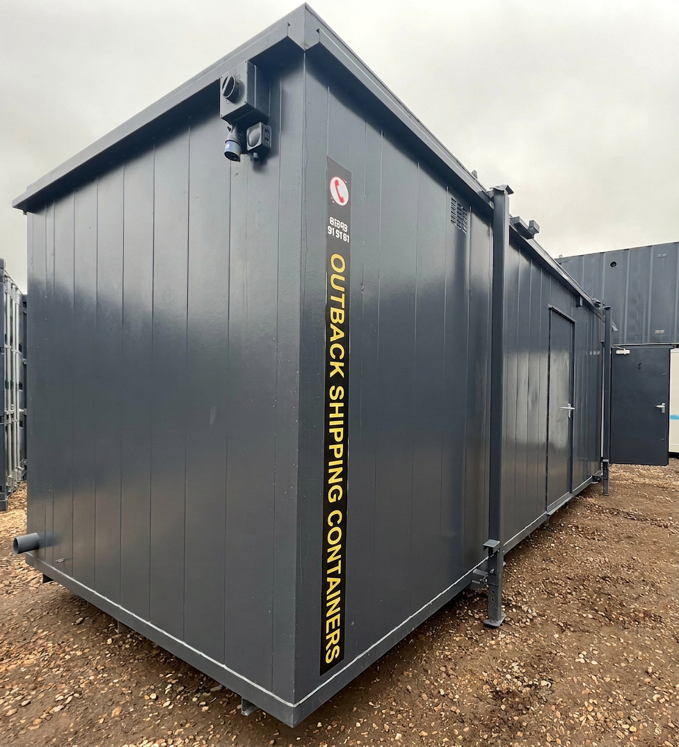 Toilet Block Cabin — 24 x 9 ft Anti-Vandal — 5+1 Container Toilet WC — No 738 — product gallery image 7 of 13