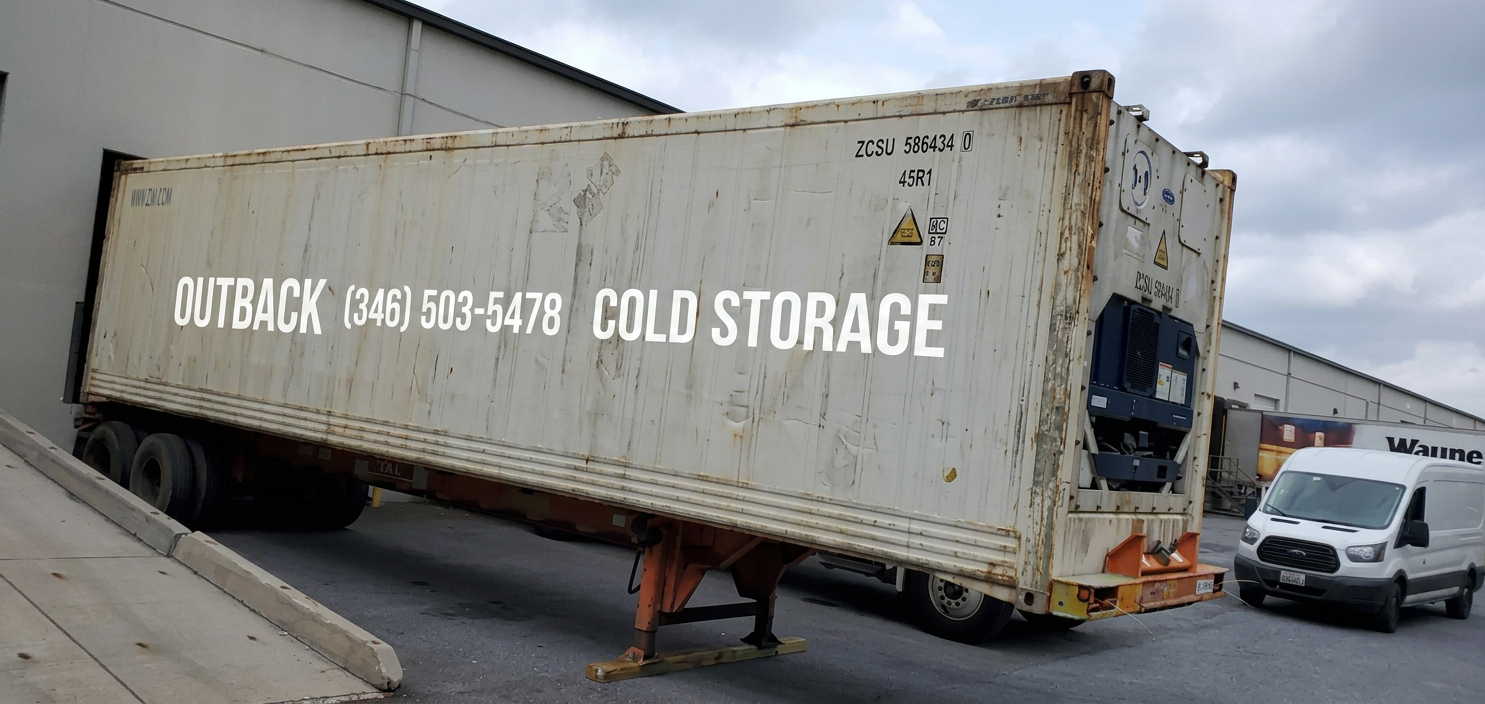 40ft HC Reefer Container–Wind & Water Tight, Non-Working For Sale — 40ft refrigerated container (image 4 of 5)