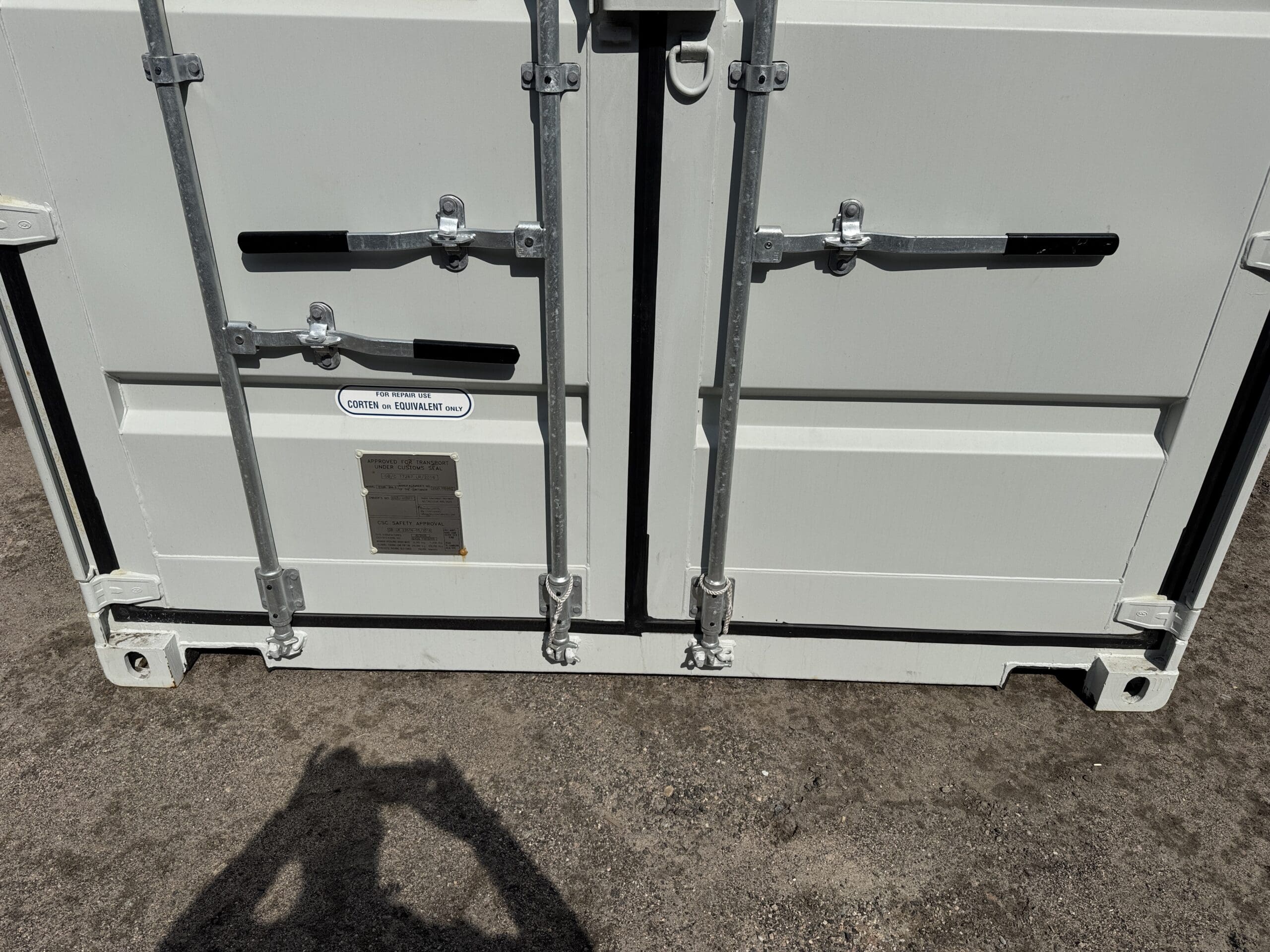 40ft New High Cube Shipping Container – Wind & Watertight – Gray — 40ft — new (image 6 of 12)