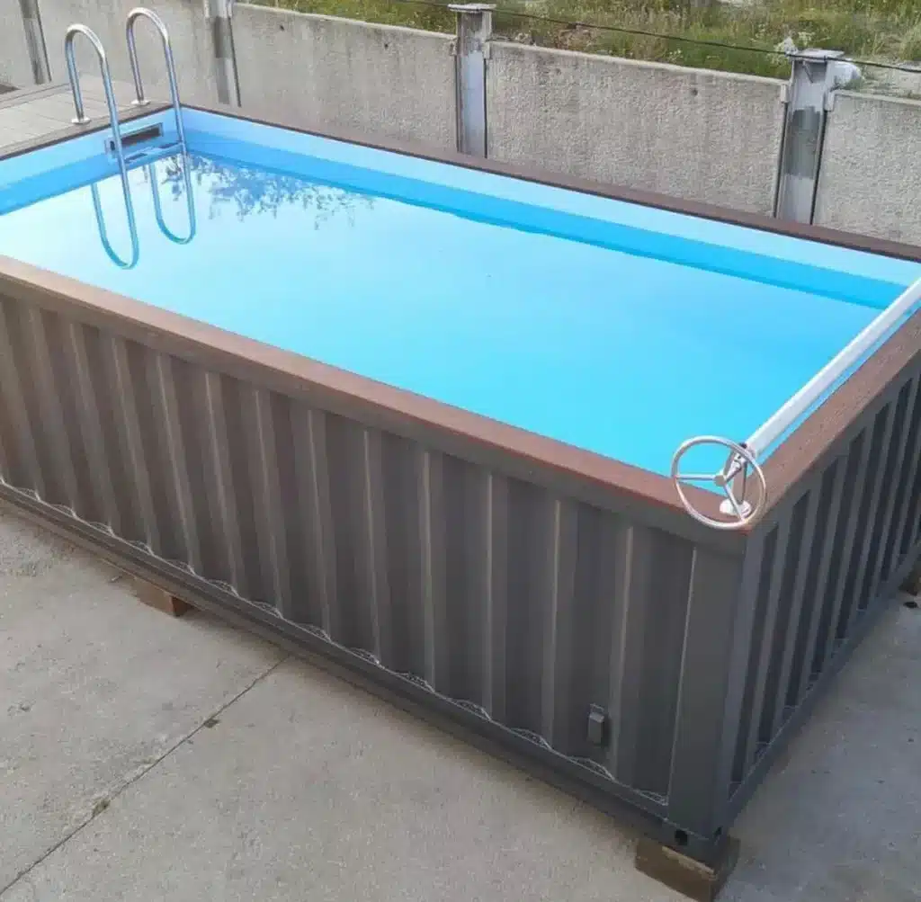 20ft Container Swimming Pool – Steel Container Pool with Filtration System — 20ft — new (image 7 of 8)