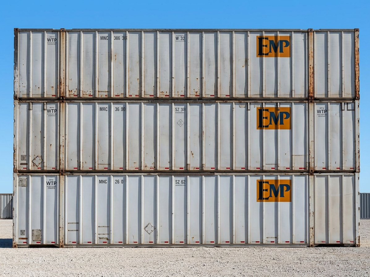 Used 53ft High Cube Shipping Container – Galvanized Aluminum — 53ft — used — storage containers (image 4 of 4)