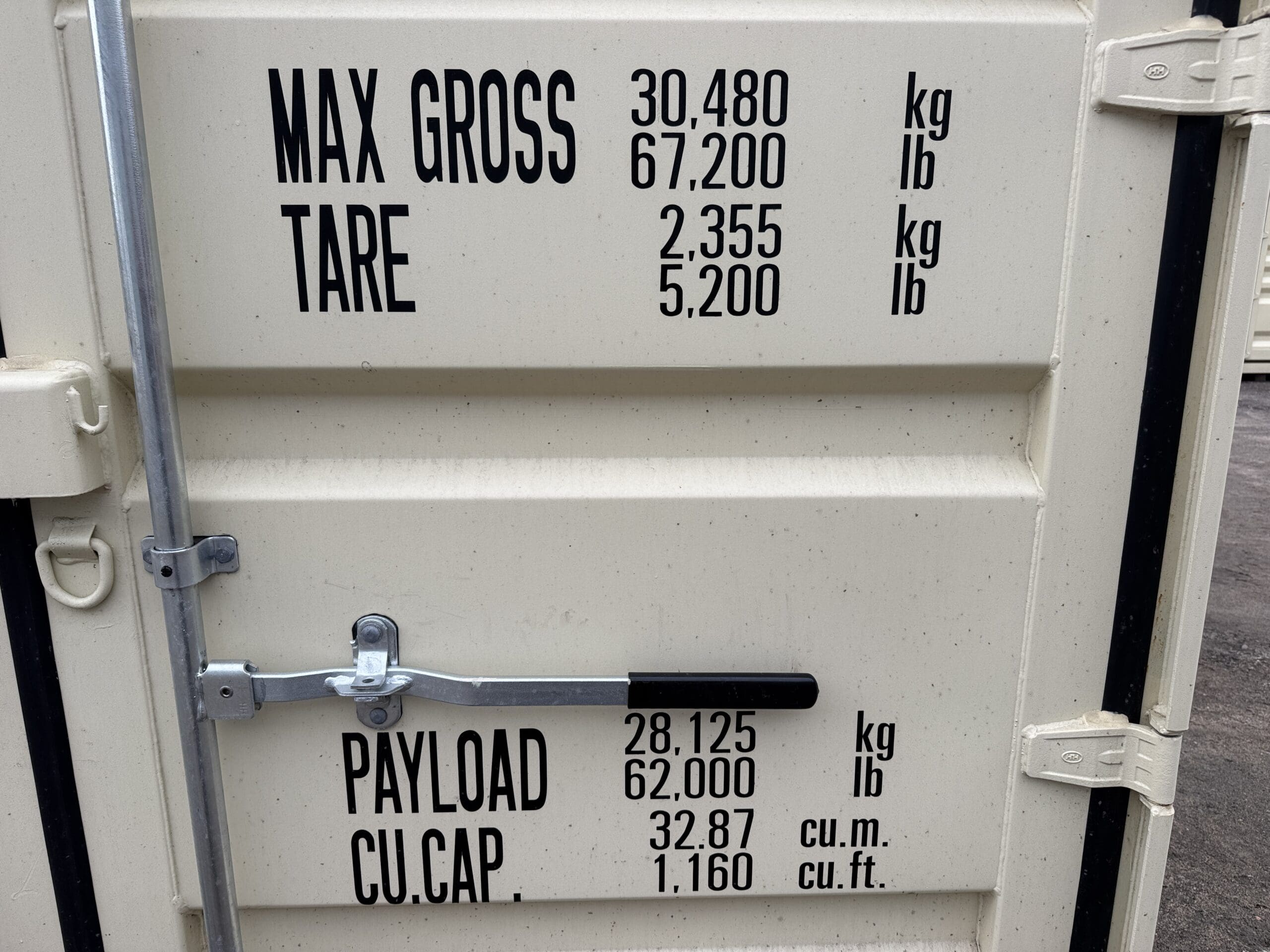 20ft New Shipping Container – Wind & Watertight – Beige — 20ft — new (image 4 of 12)