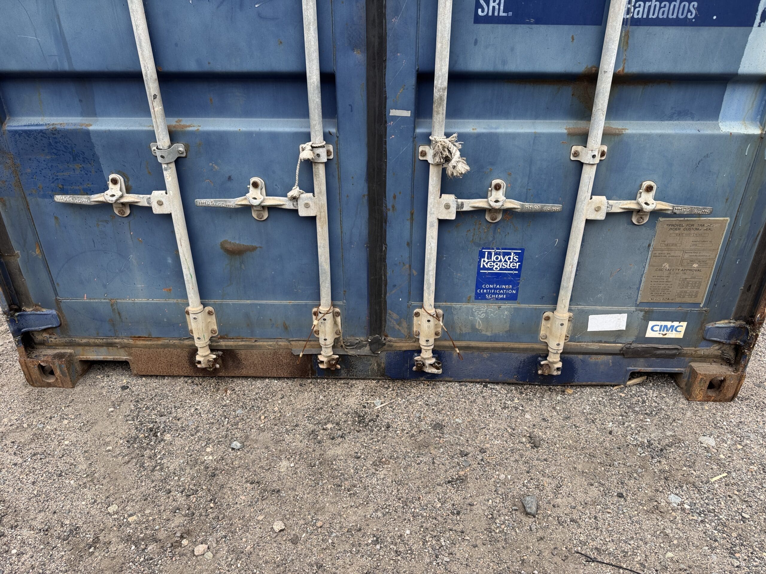 20ft Used Shipping Container – Wind & Watertight – Blue — 20ft — used (image 4 of 12)