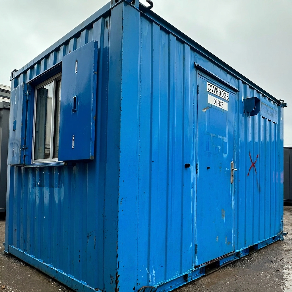 12 x 8 ft — Canteen / Office — Building Site Accommodation — Portable Anti-Vandal Cabin - image 1