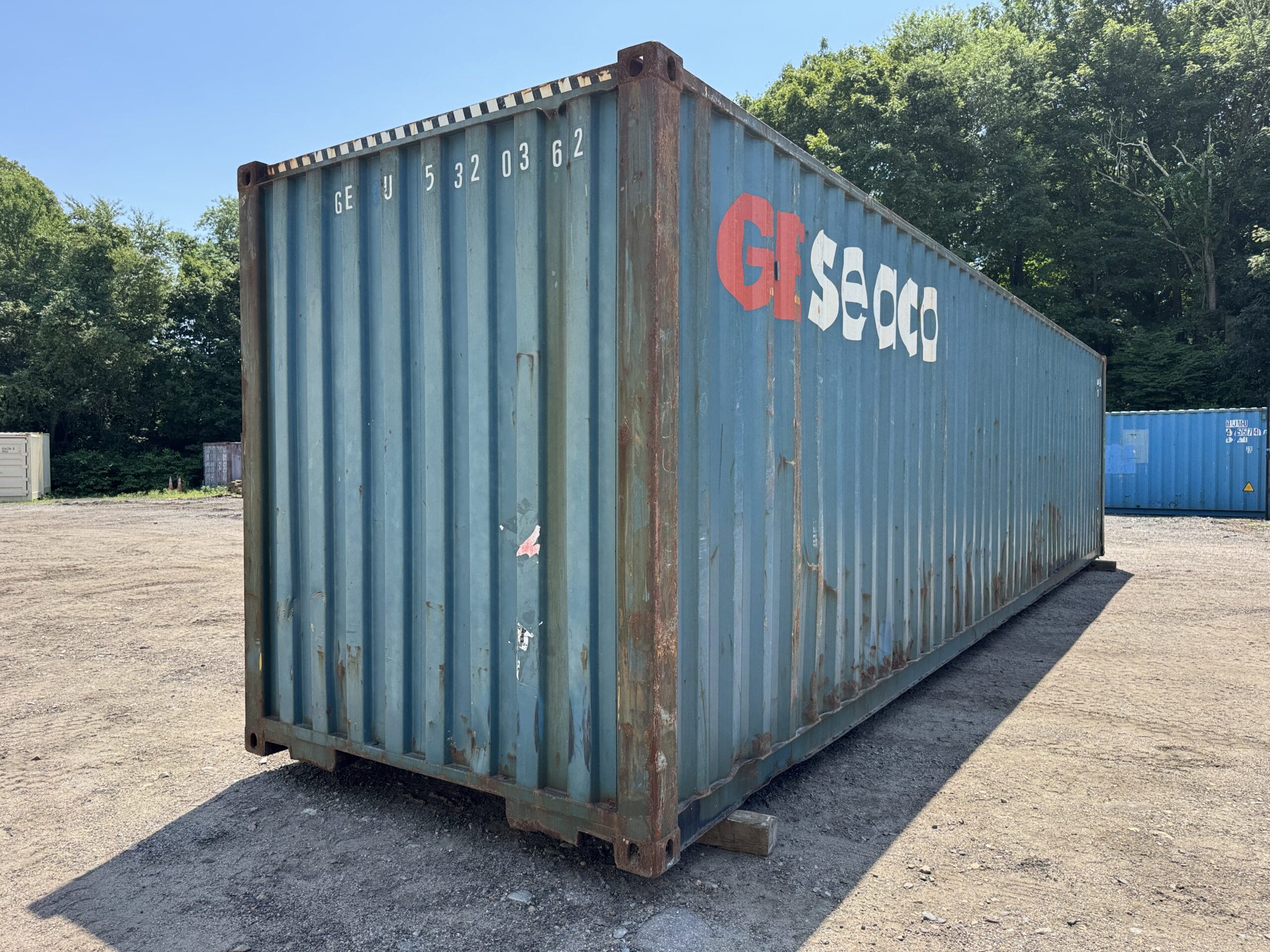 40ft Used High Cube Shipping Container – Wind & Watertight – Blue — 40ft — used (image 9 of 12)