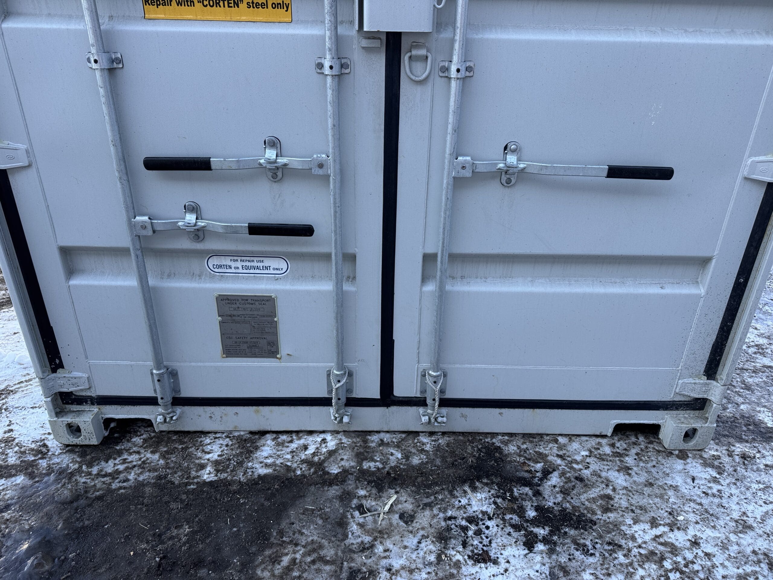 40ft New High Cube Shipping Container – Wind & Watertight – Gray — 40ft — new (image 6 of 12)