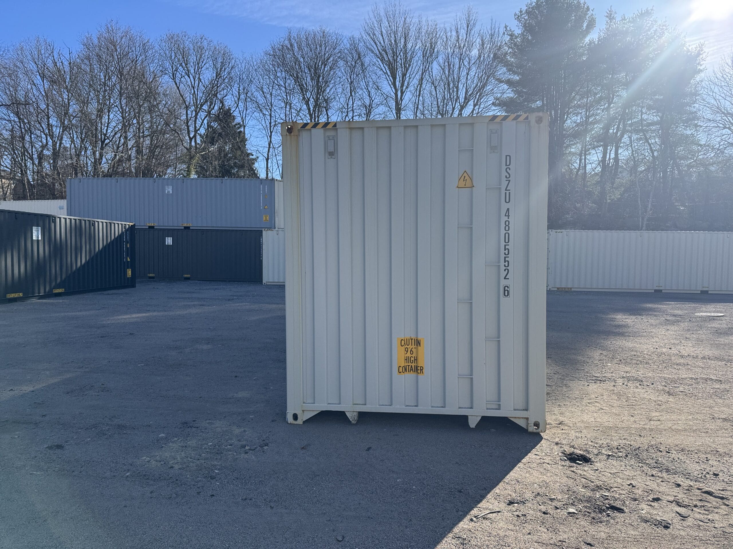 40ft New High Cube Shipping Container – Wind & Watertight – Gray — 40ft — new (image 10 of 12)