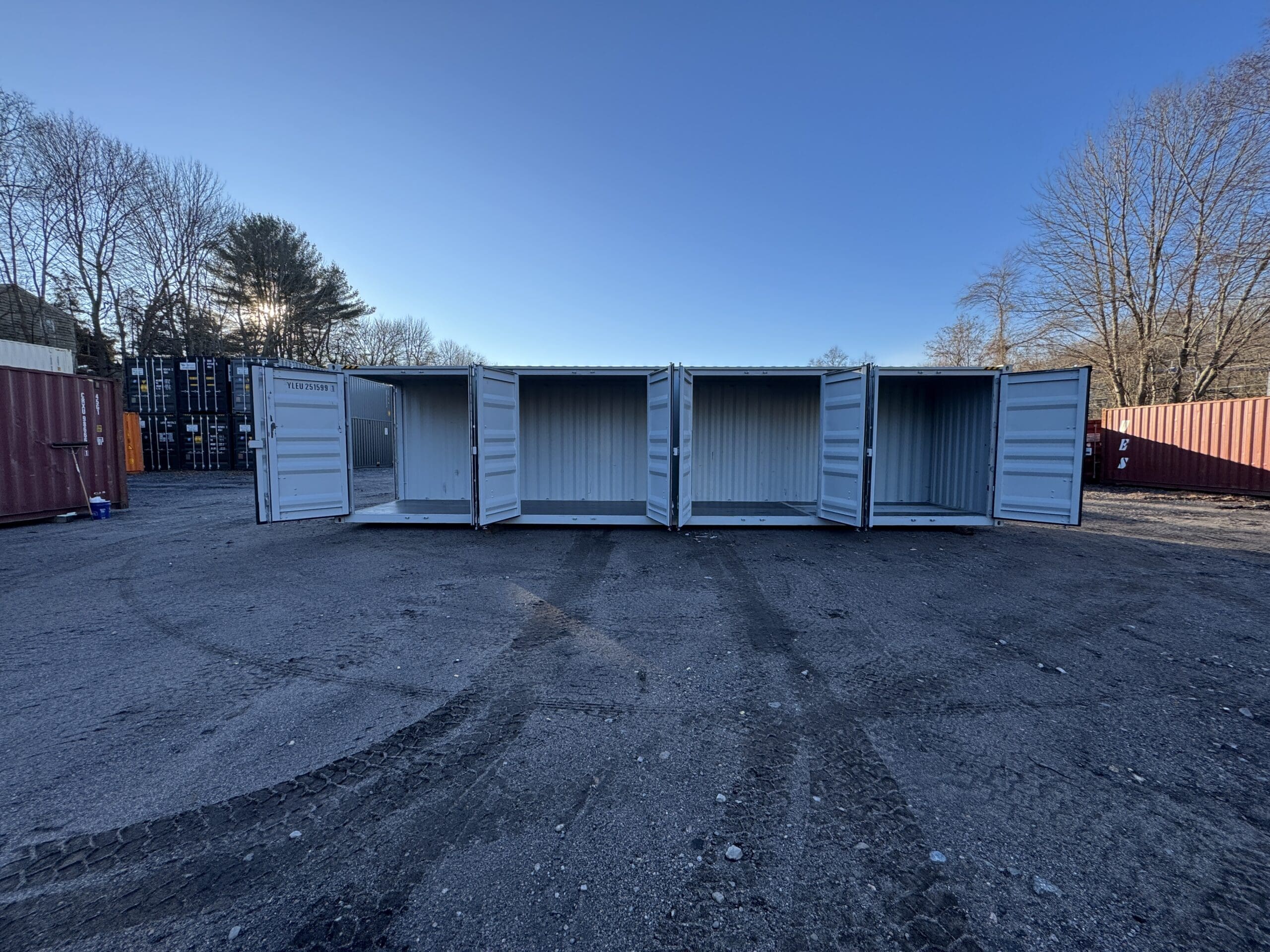 40ft New High Cube Shipping Container – Wind & Watertight – Gray — 40ft — new (image 4 of 12)