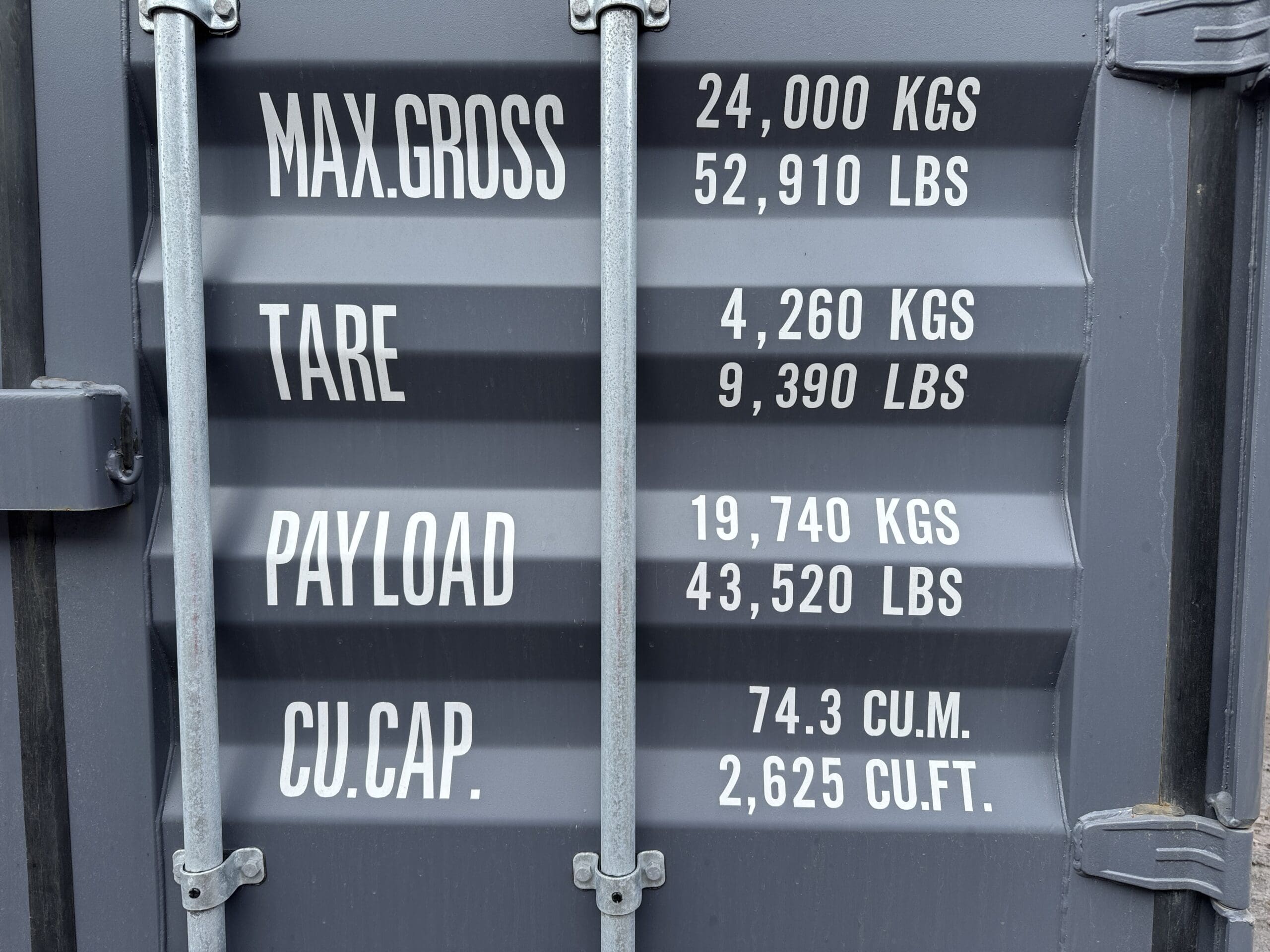 40ft New High Cube Shipping Container – Wind & Watertight – Dk Gray — 40ft — new (image 4 of 12)