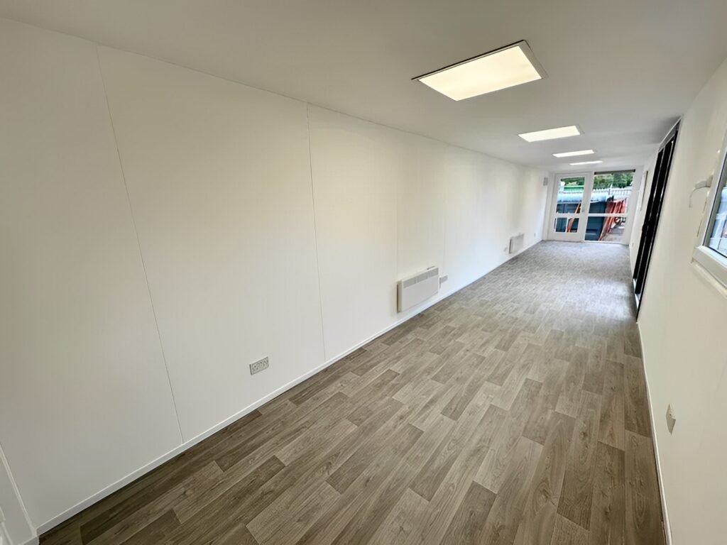 Converted 40ft Shipping Container | Open Plan Office | Portable Container Building — 40ft — new (image 10 of 13)