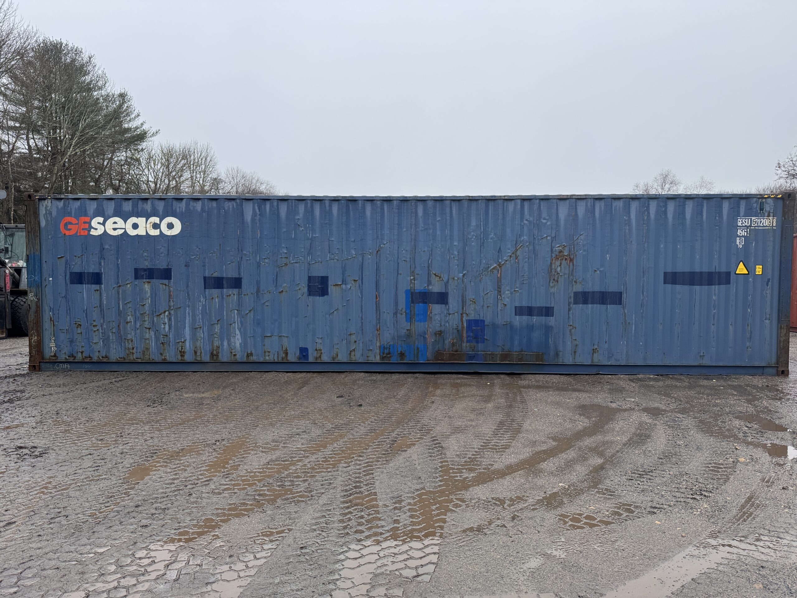 40ft Used High Cube Shipping Container – Wind & Watertight – Blue — 40ft — used (image 7 of 12)