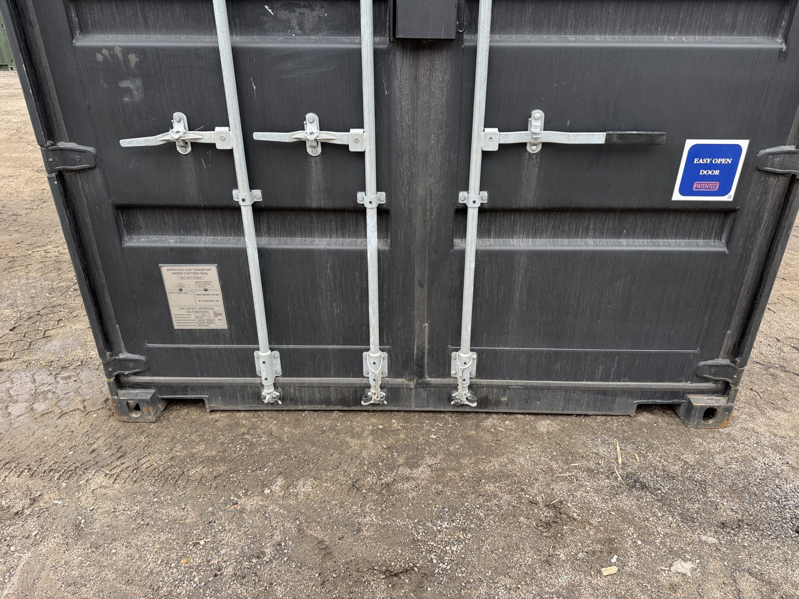 20ft New High Cube Shipping Container – Wind & Watertight – Black — 20ft — new (image 6 of 12)
