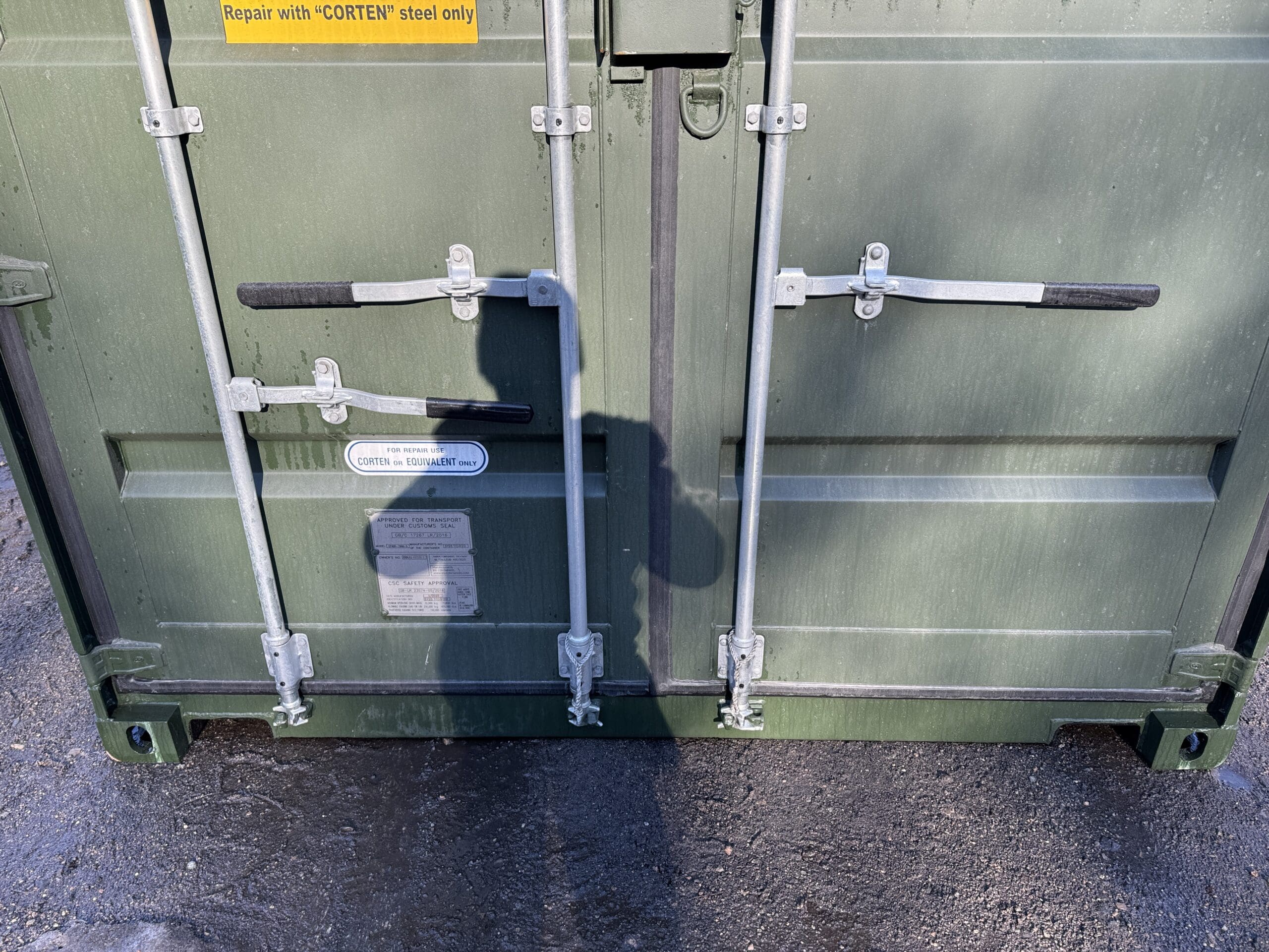40ft New High Cube Shipping Container – Wind & Watertight – Green — 40ft — new (image 6 of 12)
