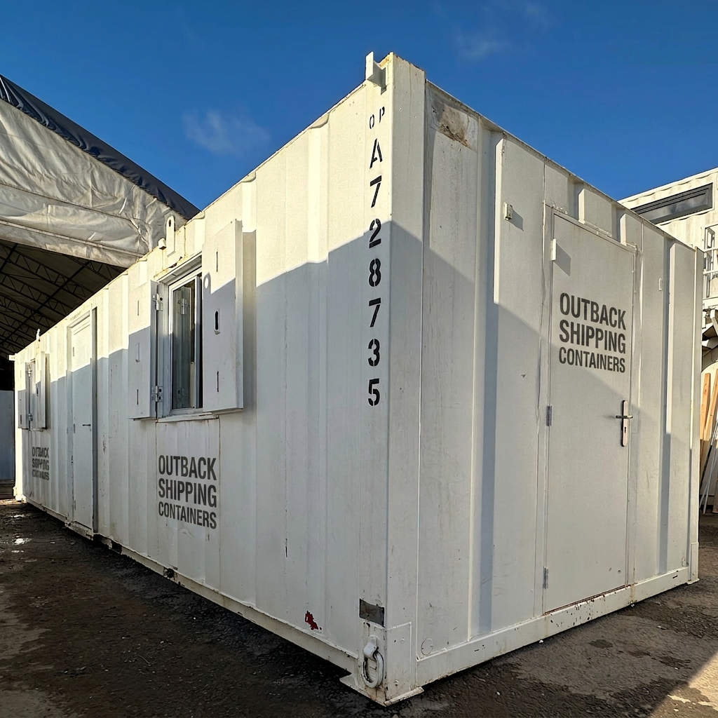 32x10ft — Canteen / Office — Building Site Accommodation — Portable Anti-Vandal - image 1