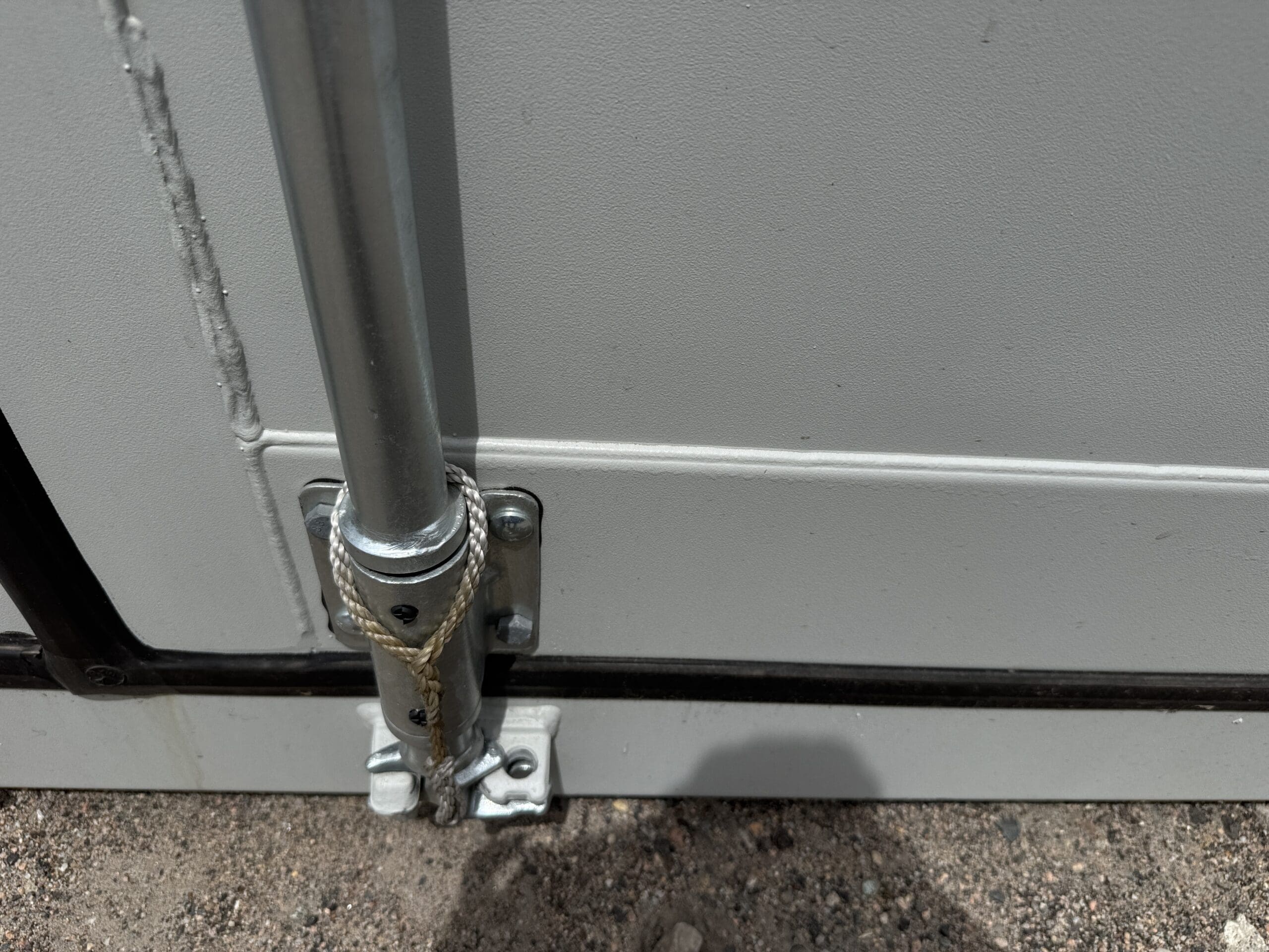 20ft New Shipping Container – Wind & Watertight – Gray — 20ft — new (image 7 of 12)