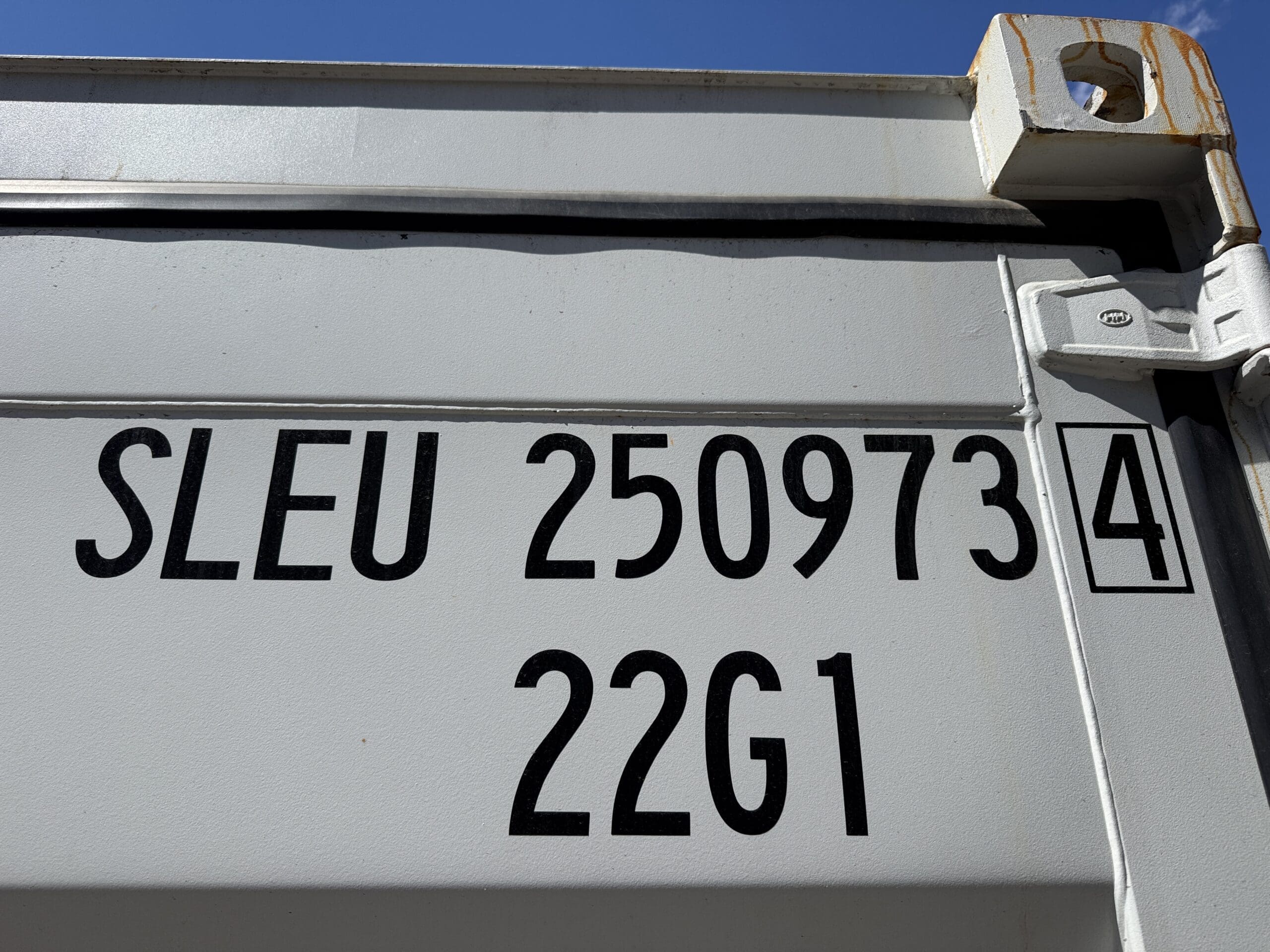 20ft New Shipping Container – Wind & Watertight – Gray — 20ft — new (image 2 of 12)