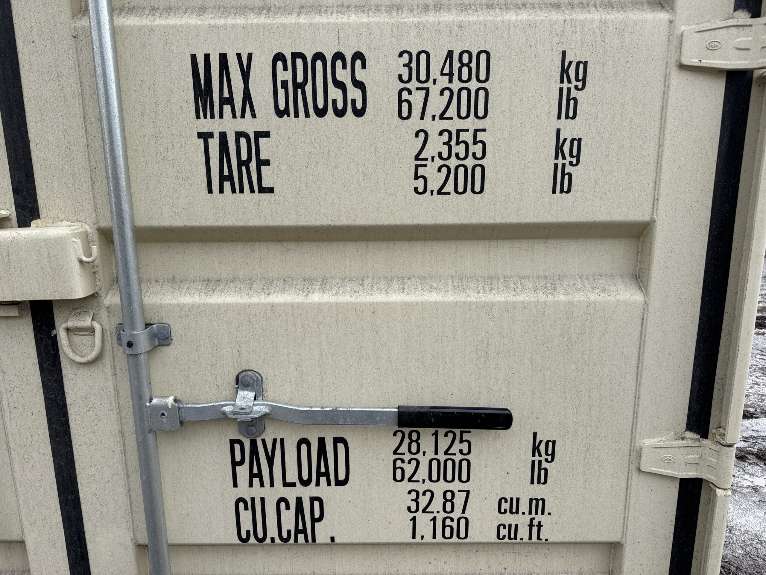 20ft New Shipping Container – Wind & Watertight – Beige — 20ft — new (image 4 of 12)