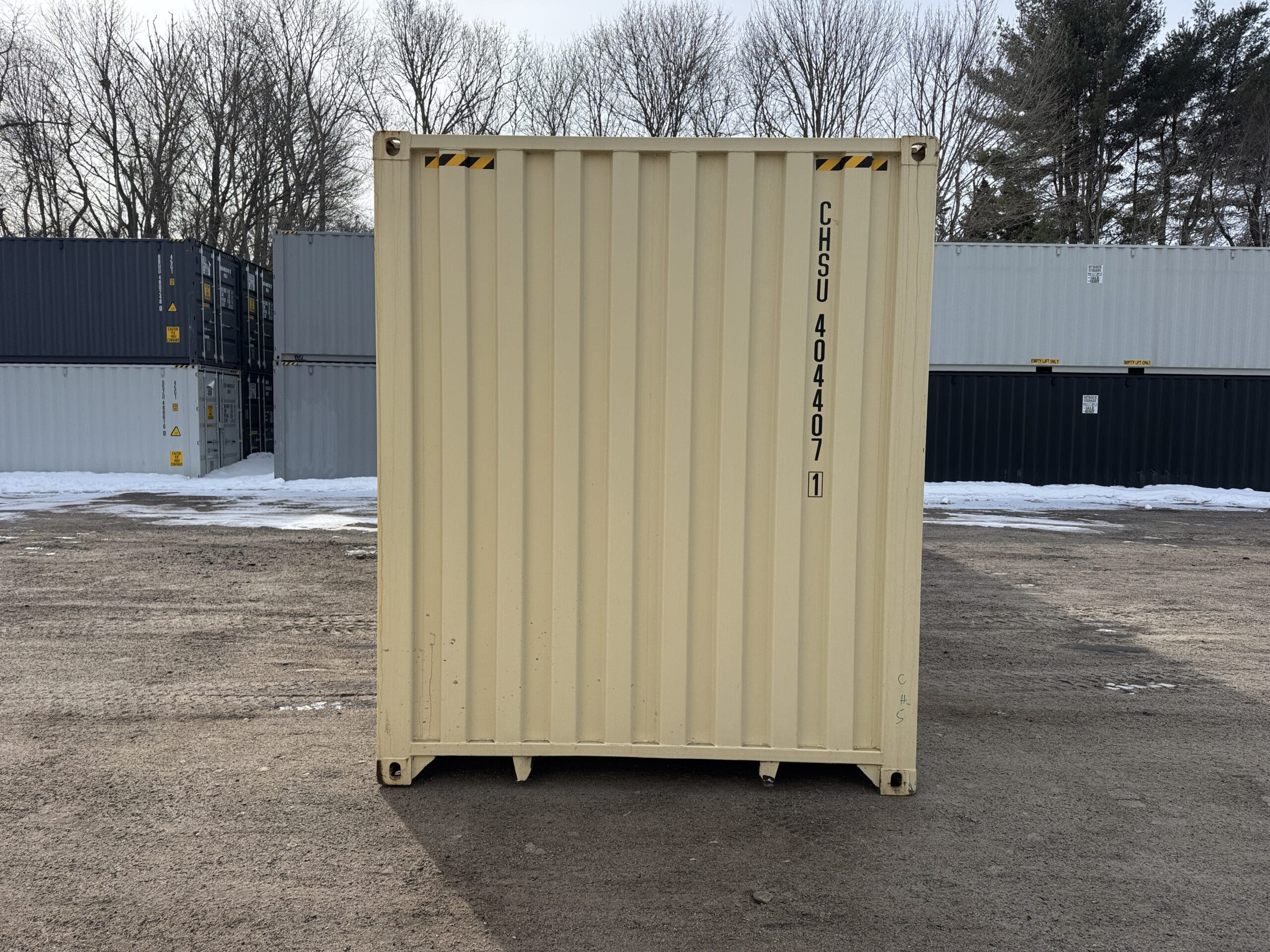 40ft New High Cube Shipping Container – Wind & Watertight – Beige — 40ft — new (image 11 of 12)