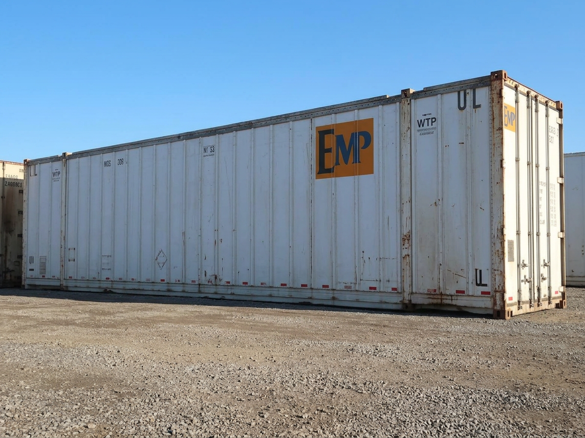 Used 53ft High Cube Shipping Container – Galvanized Aluminum — 53ft — used — storage containers (image 6 of 6)