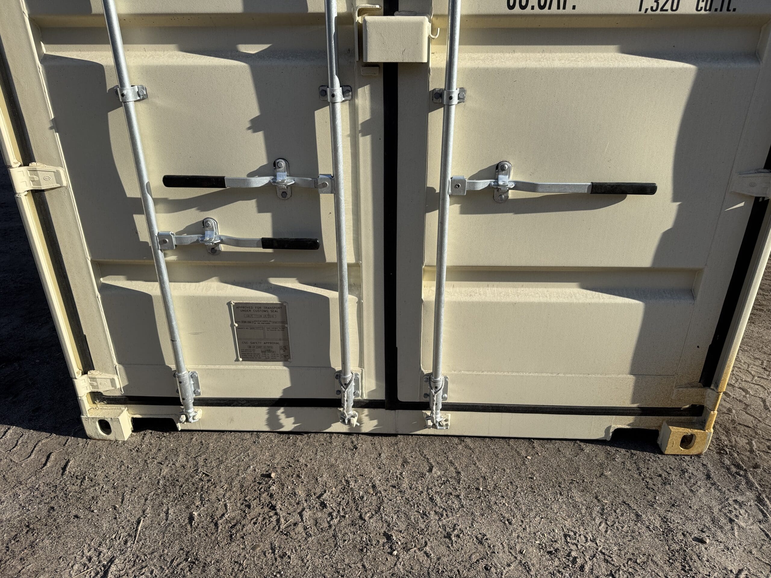 20ft New High Cube Shipping Container – Wind & Watertight – Beige — 20ft — new (image 6 of 12)
