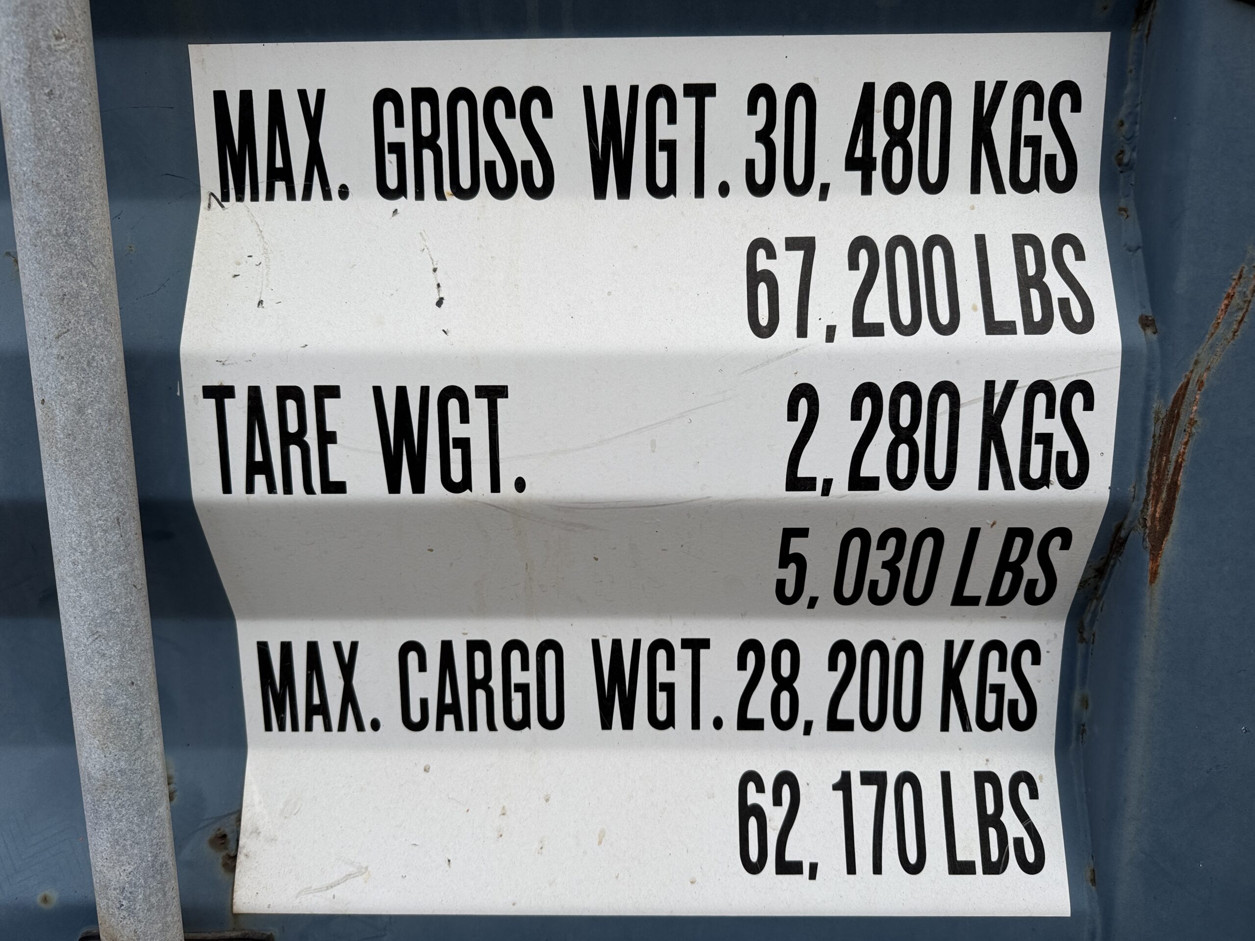 20ft Used Shipping Container – Wind & Watertight – Blue — 20ft — used (image 5 of 12)