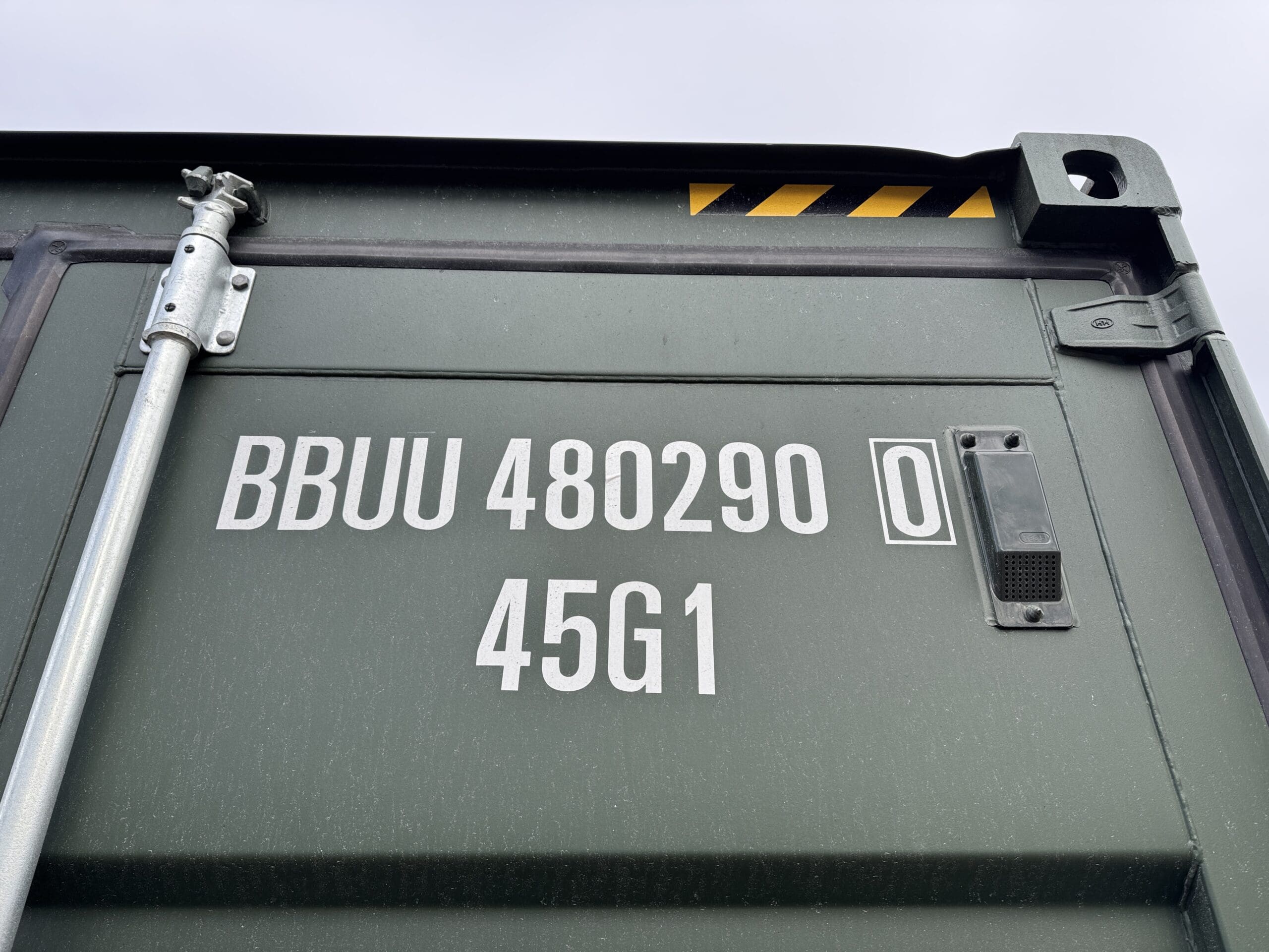 40ft New High Cube Shipping Container – Wind & Watertight – Green — 40ft — new (image 2 of 12)