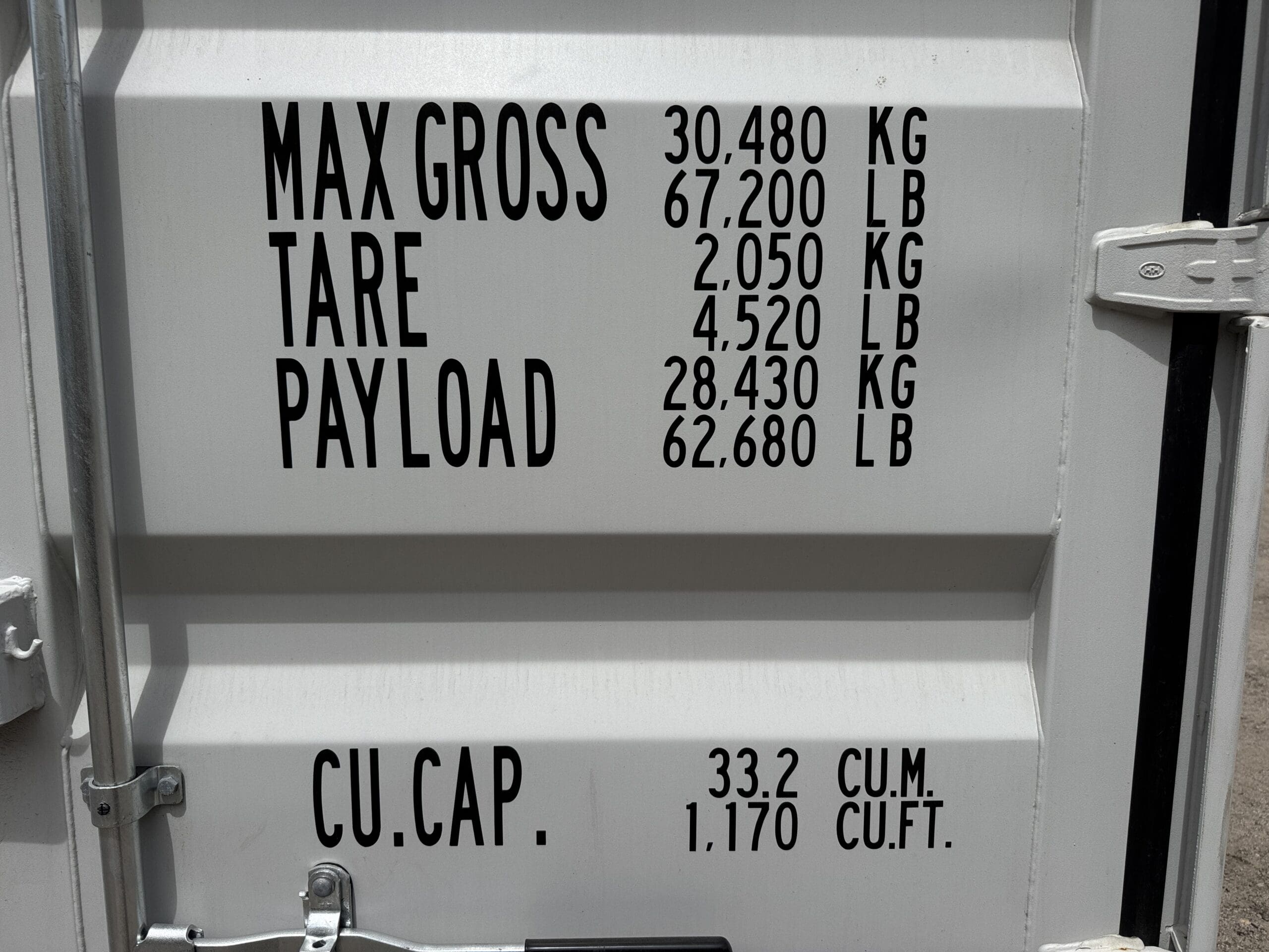20ft New Shipping Container – Wind & Watertight – Gray — 20ft — new (image 4 of 12)
