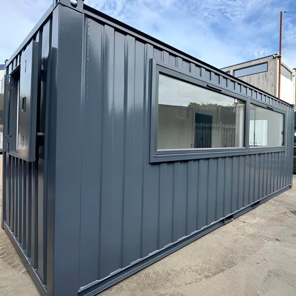 21ft x 8ft Custom Cabin Office / Canteen | Picture Windows | Portable Building — 20ft — new (image 5 of 12)