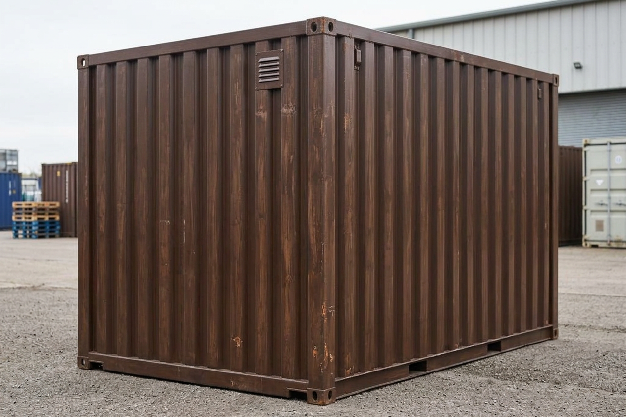 Wood-Effect Flat Packed Storage Container 2M X 2.1M — new — storage containers (image 5 of 6)