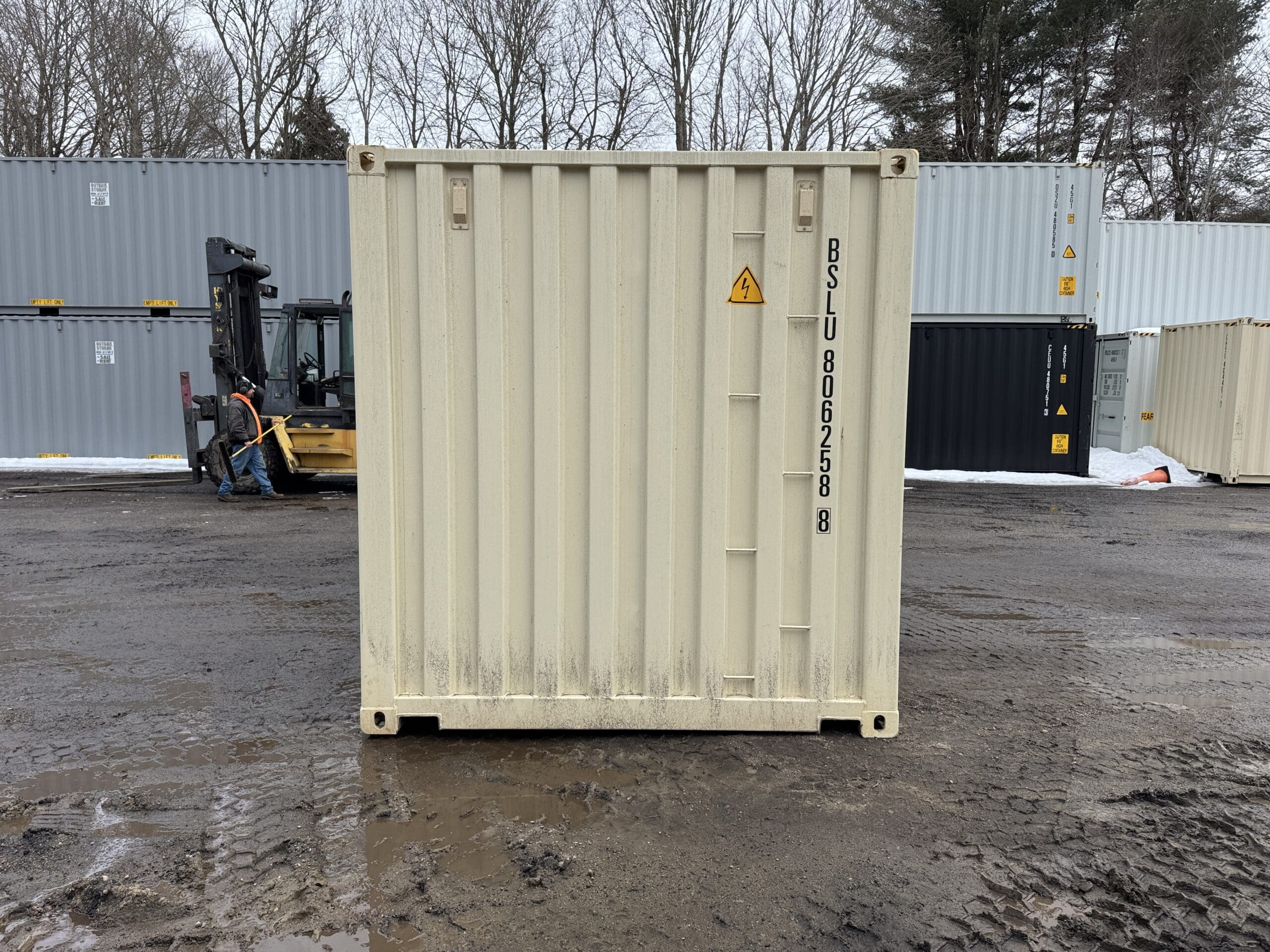 20ft New Shipping Container – Wind & Watertight – Beige — 20ft — new (image 9 of 12)