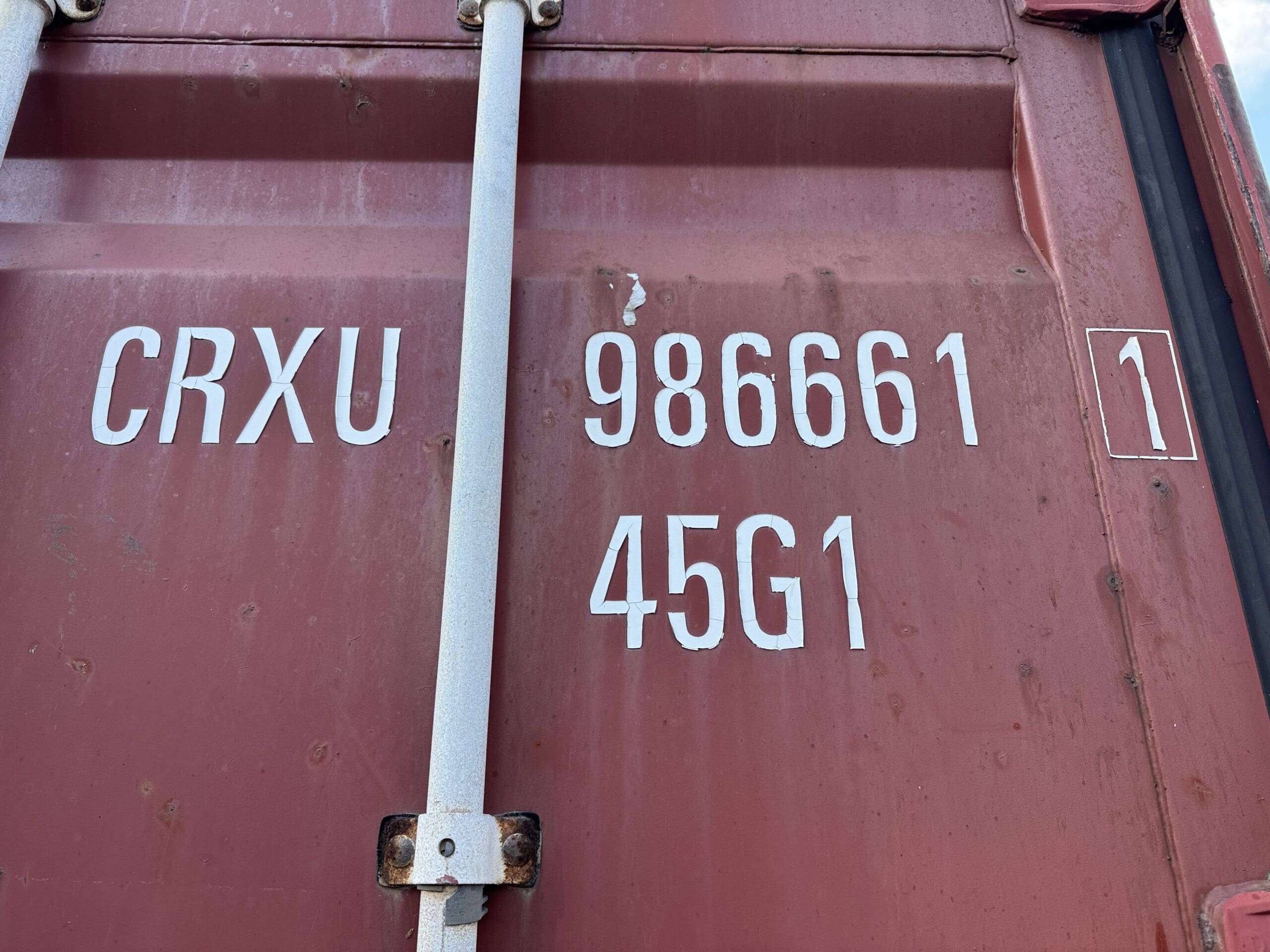 40ft Used High Cube Shipping Container – Wind & Watertight – Red — 40ft — used (image 2 of 12)