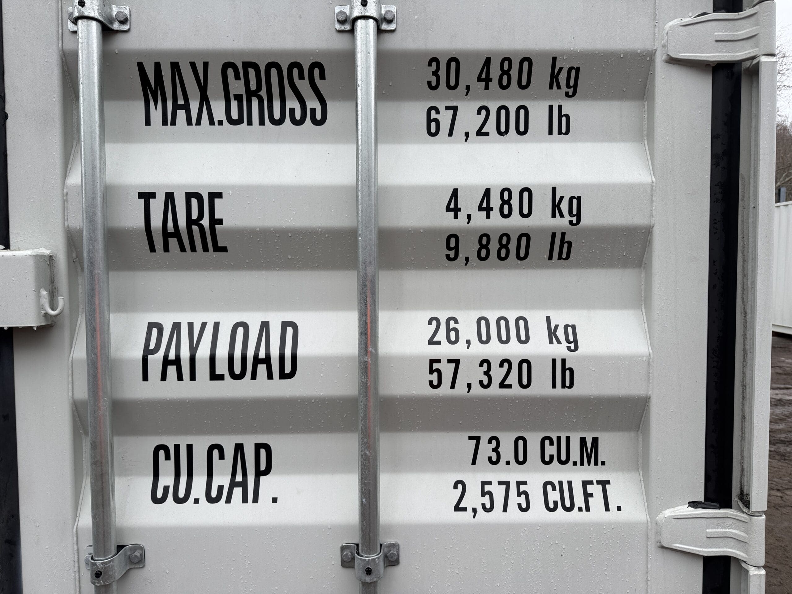 40ft New High Cube Shipping Container – Wind & Watertight – Lt Gray — 40ft — new (image 4 of 12)
