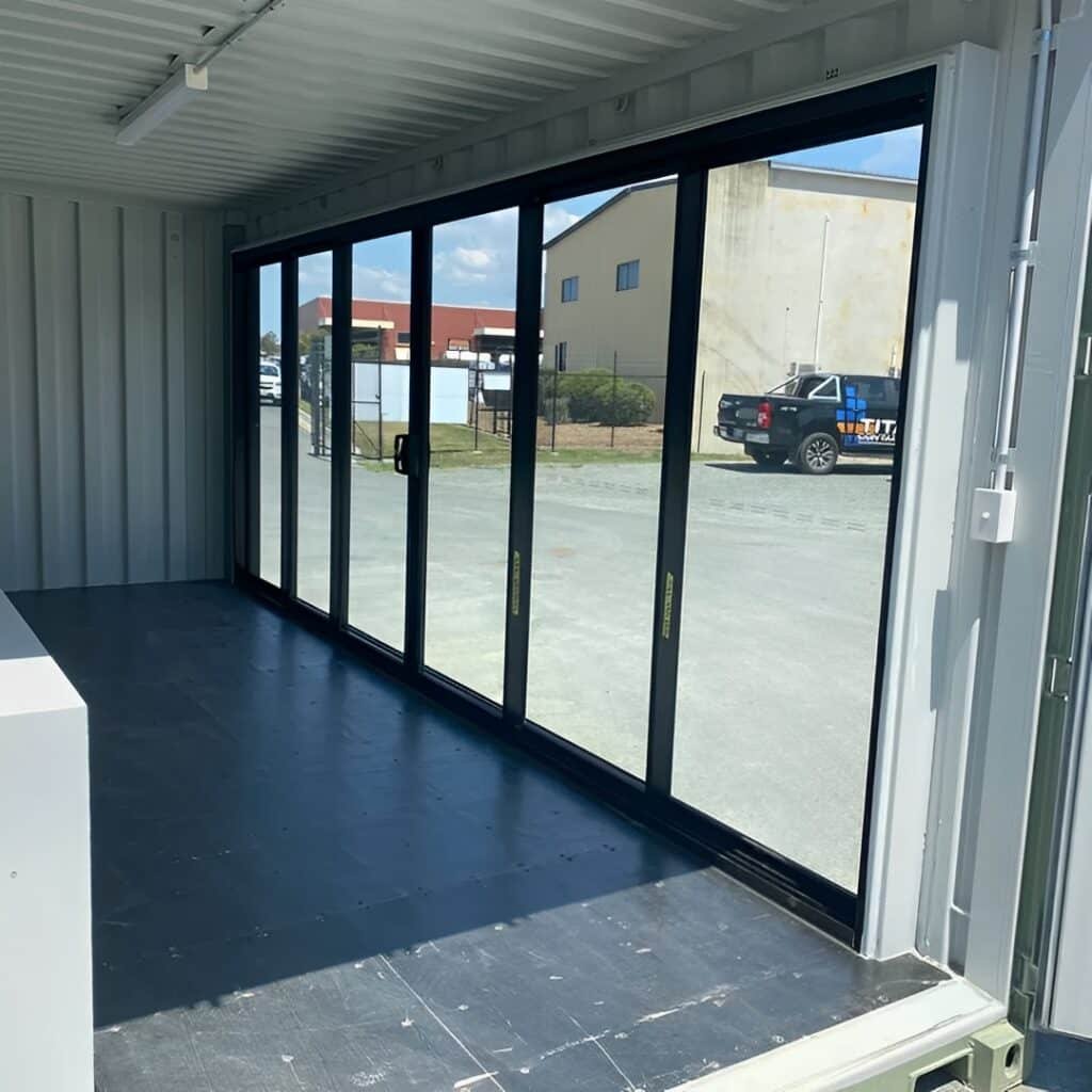 Modified 20FT container office with Glass door & AC — 20ft — new (image 4 of 4)