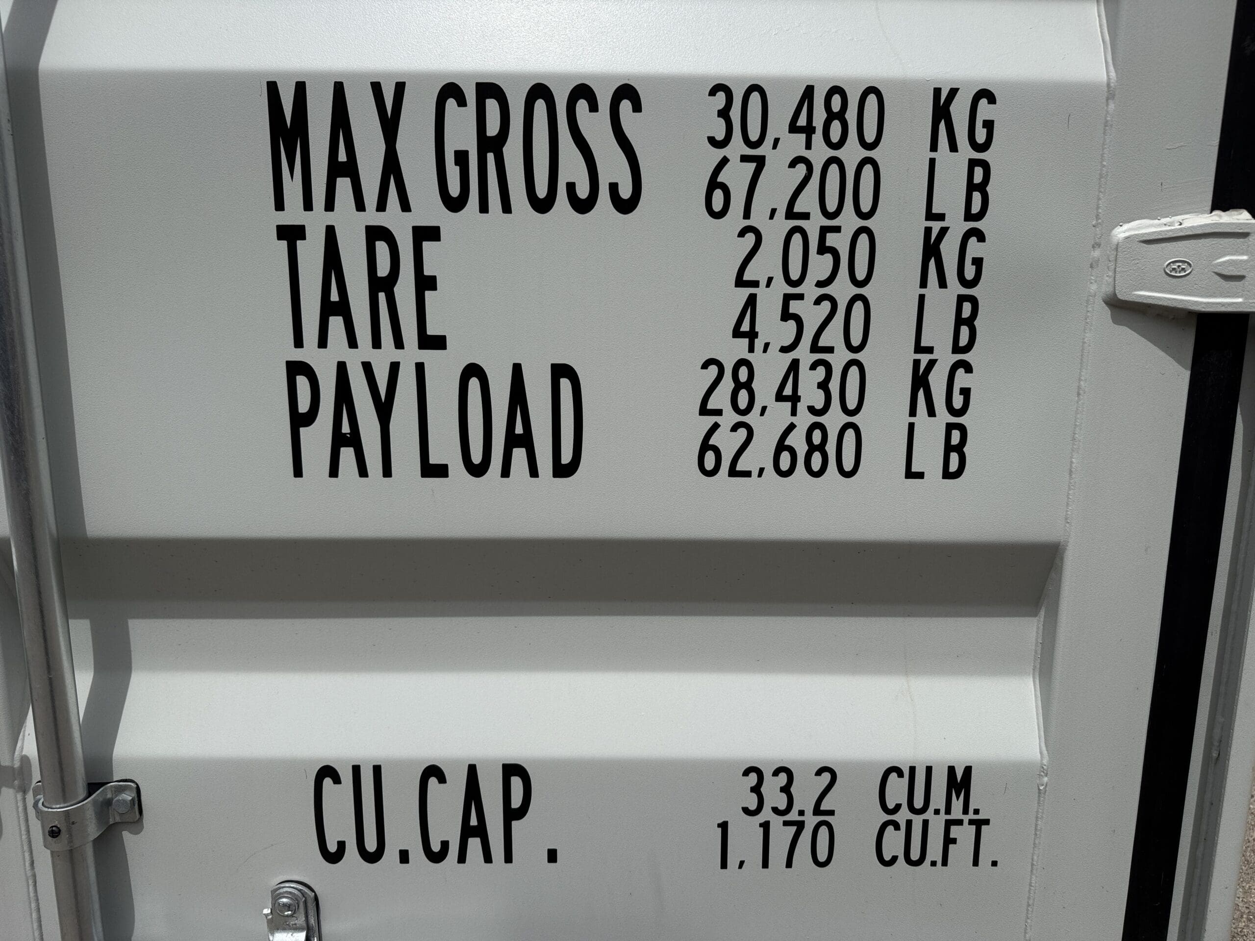 20ft New Shipping Container – Wind & Watertight – Gray — 20ft — new (image 4 of 12)