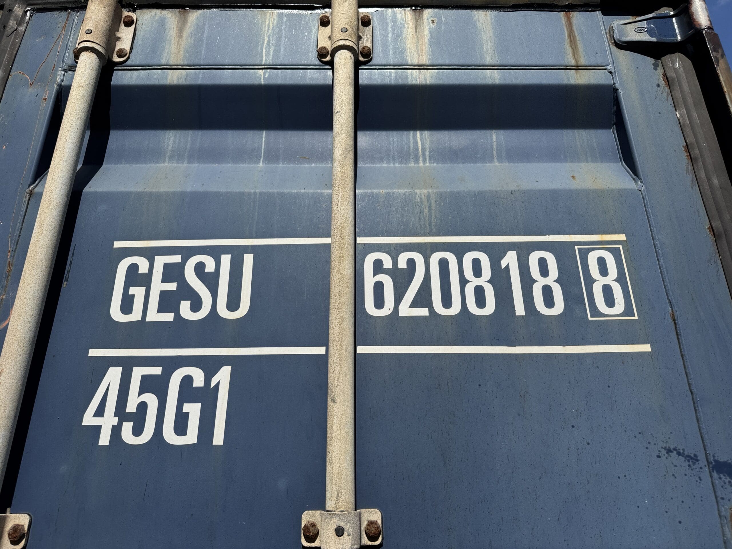 40ft Used High Cube Shipping Container – Wind & Watertight – Blue — 40ft — used (image 2 of 12)