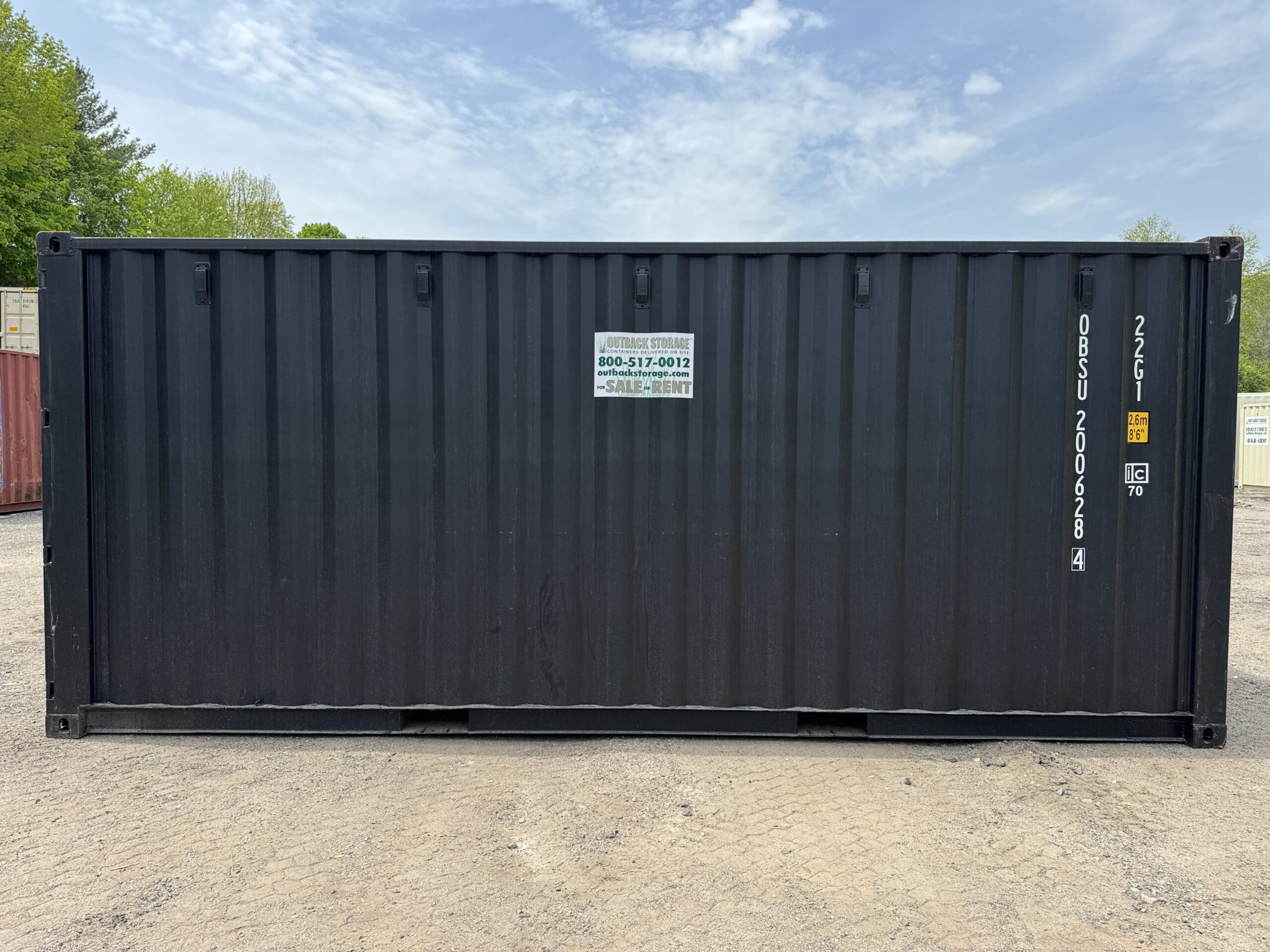 20ft New Shipping Container – Wind & Watertight – Black — 20ft — new (image 12 of 12)
