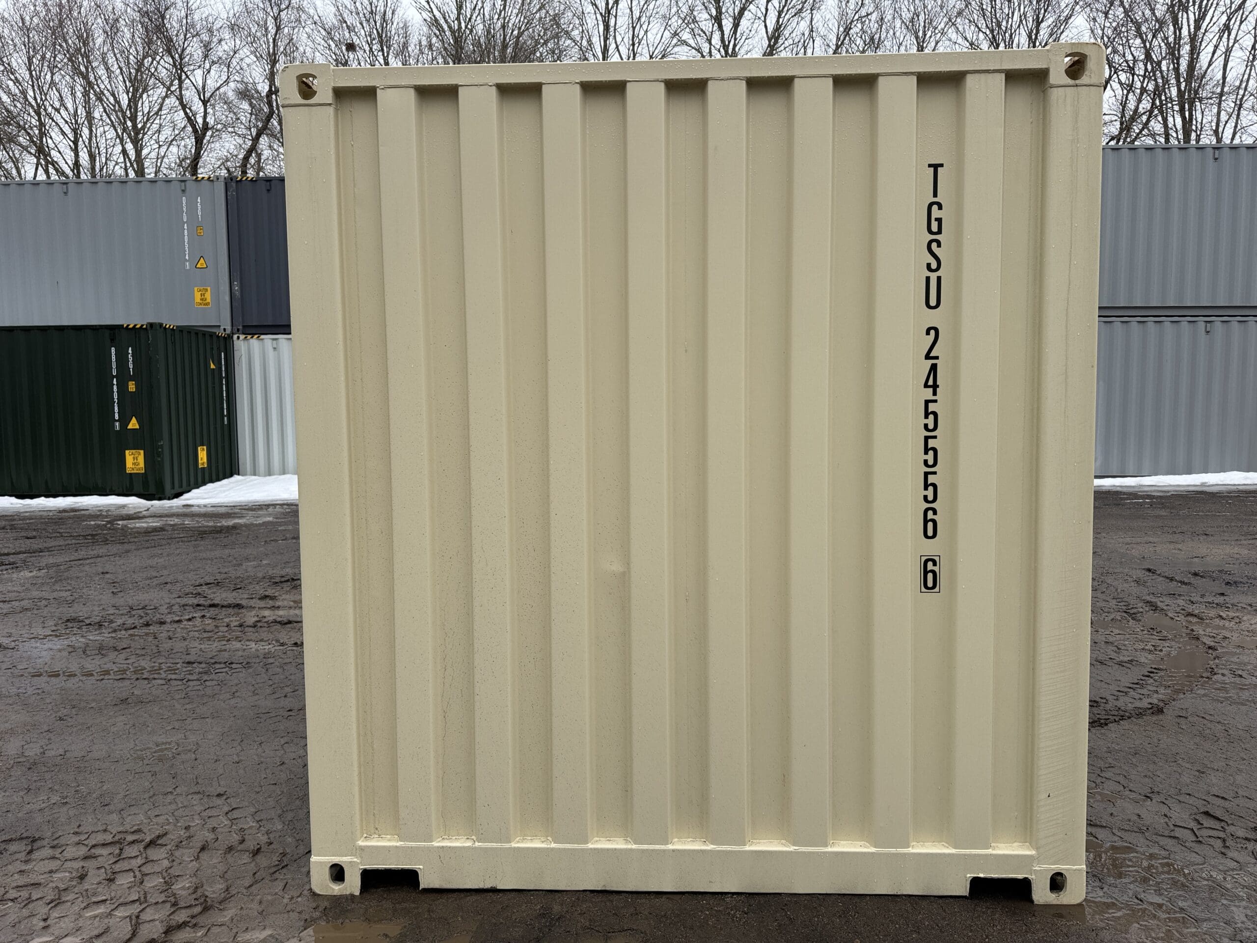 20ft New Shipping Container – Wind & Watertight – Beige — 20ft — new (image 12 of 12)