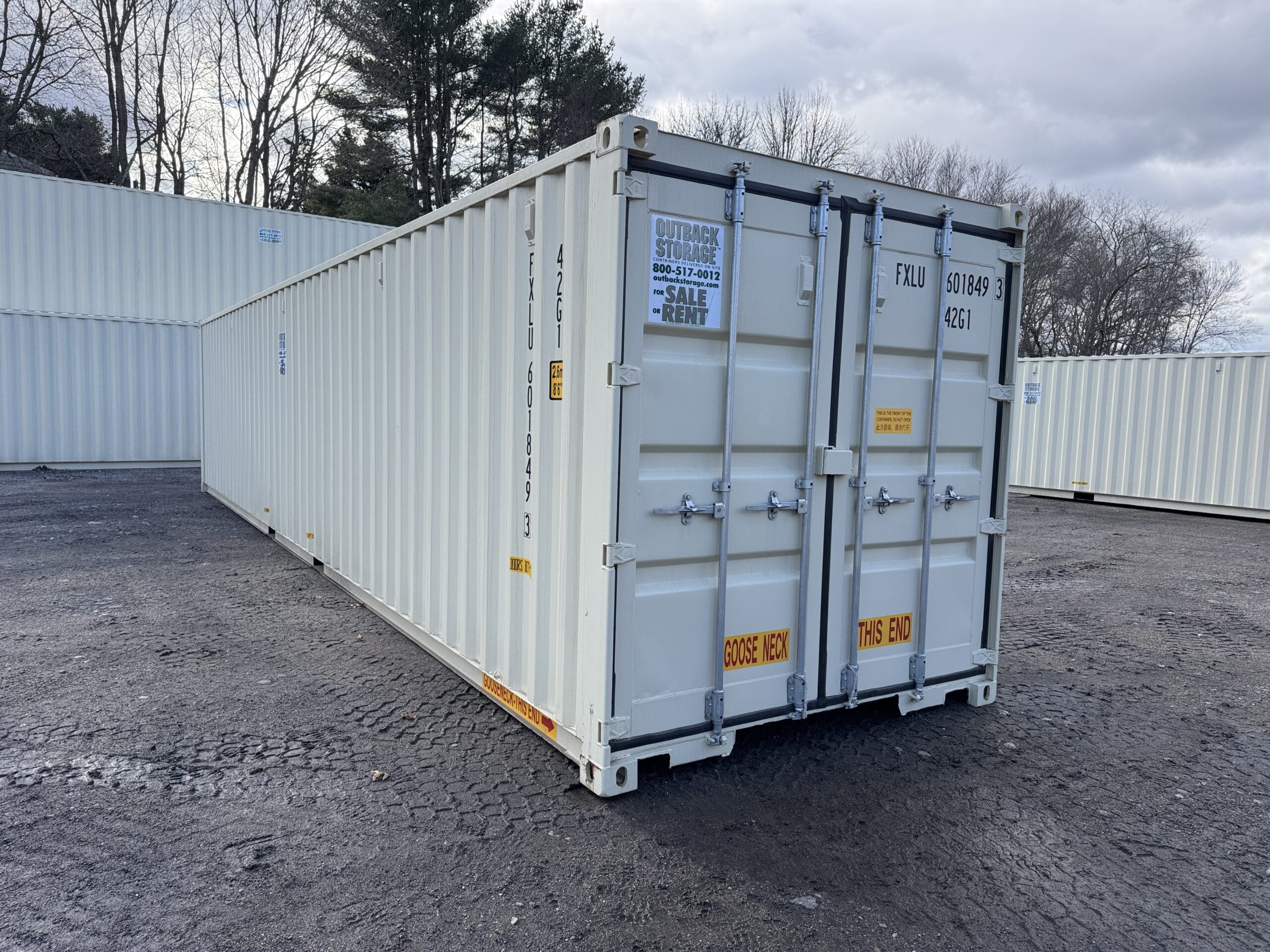 40ft New Shipping Container – Wind & Watertight – Beige — 40ft — new (image 12 of 12)