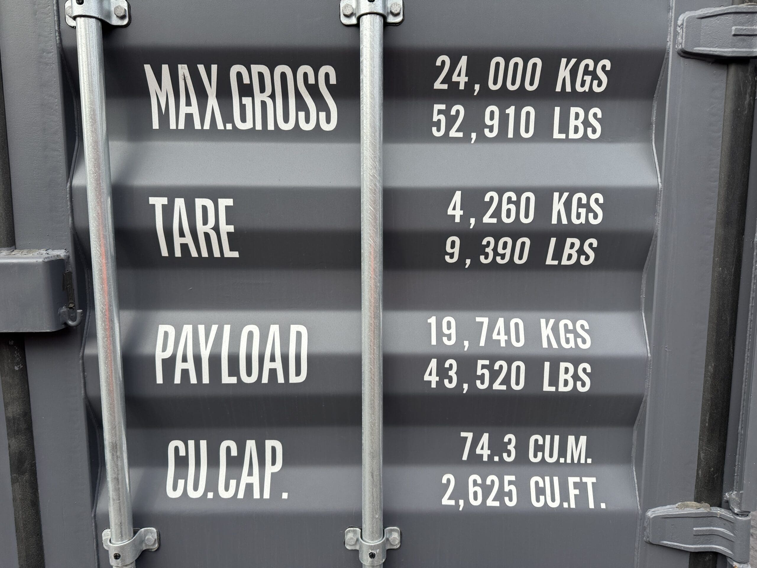 40ft New High Cube Shipping Container – Wind & Watertight – Dk Gray — 40ft — new (image 4 of 12)