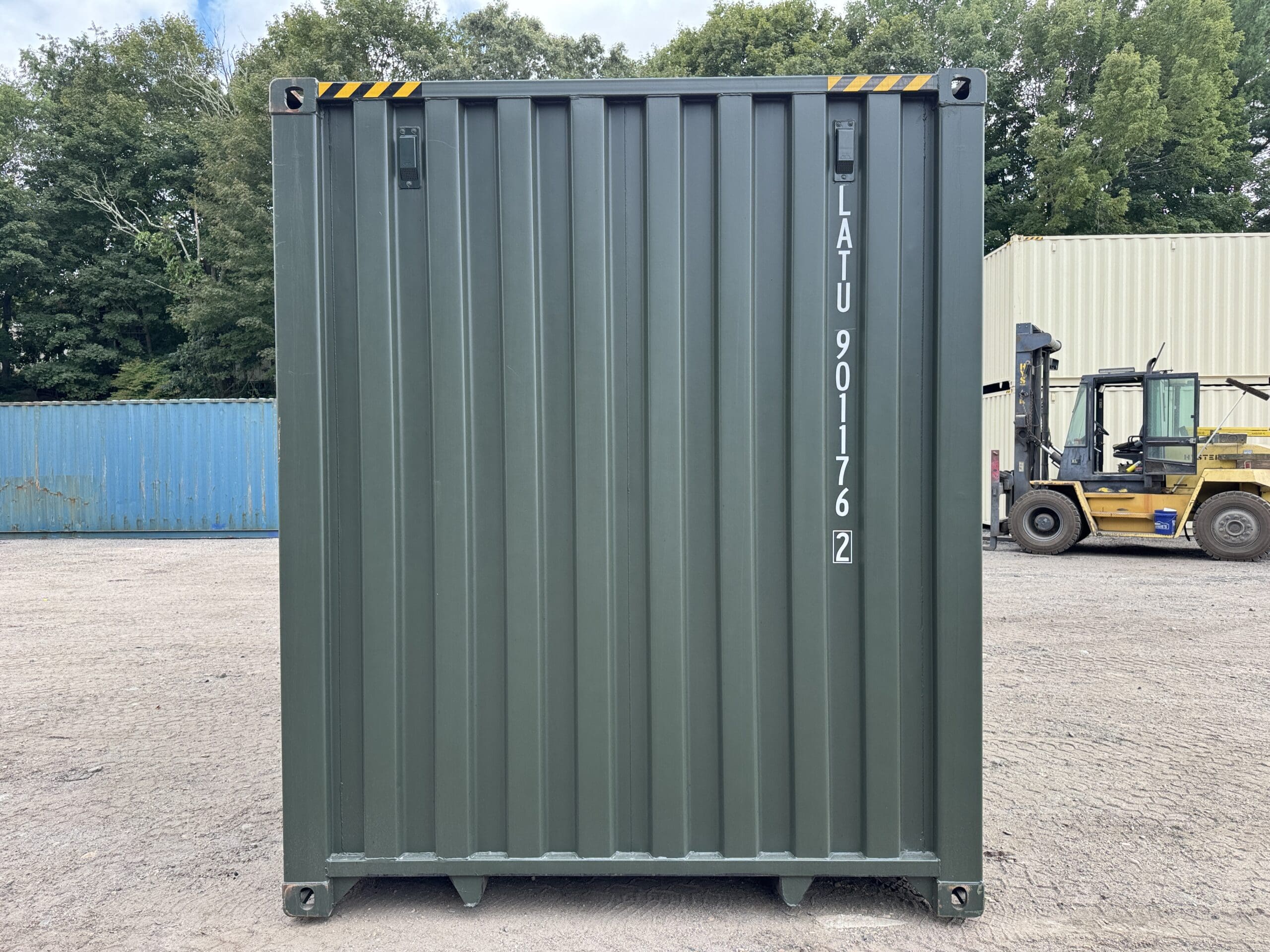40ft New High Cube Shipping Container – Wind & Watertight – Green — 40ft — new (image 12 of 12)