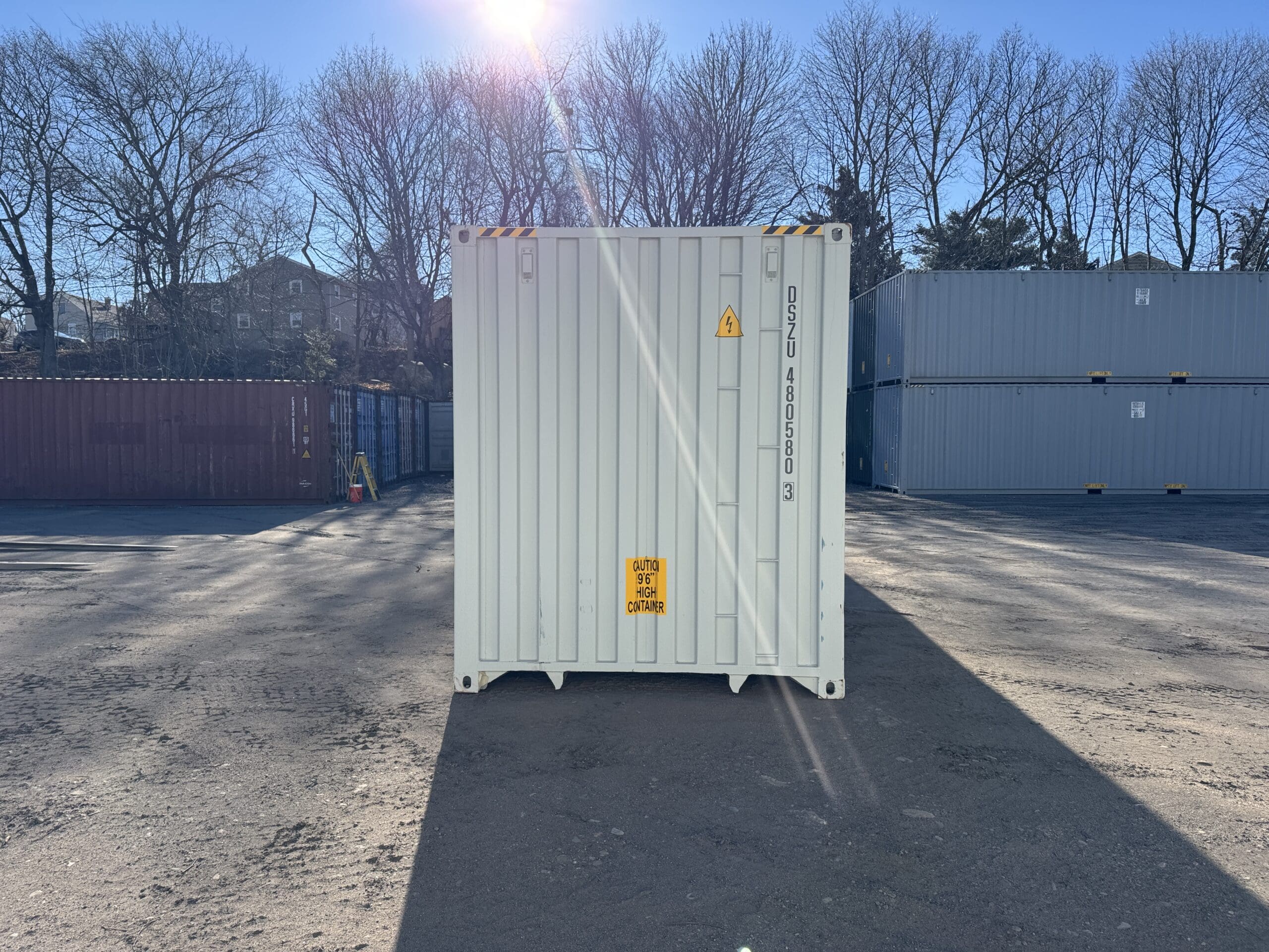 40ft New High Cube Shipping Container – Wind & Watertight – Gray — 40ft — new (image 11 of 12)